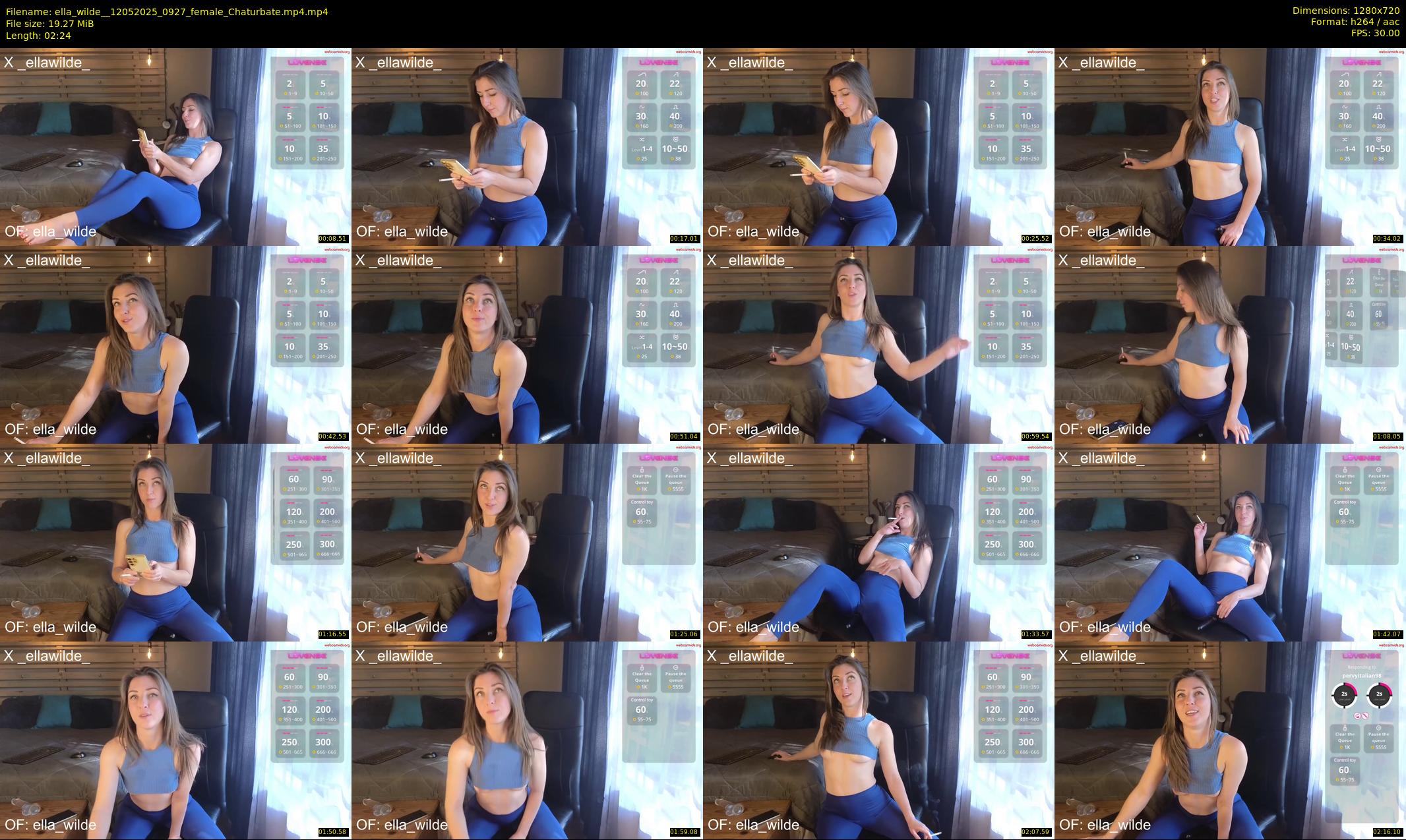 ella_wilde_ — 3 minute Chaturbate female cam show recording, 720p, May 12, 2025