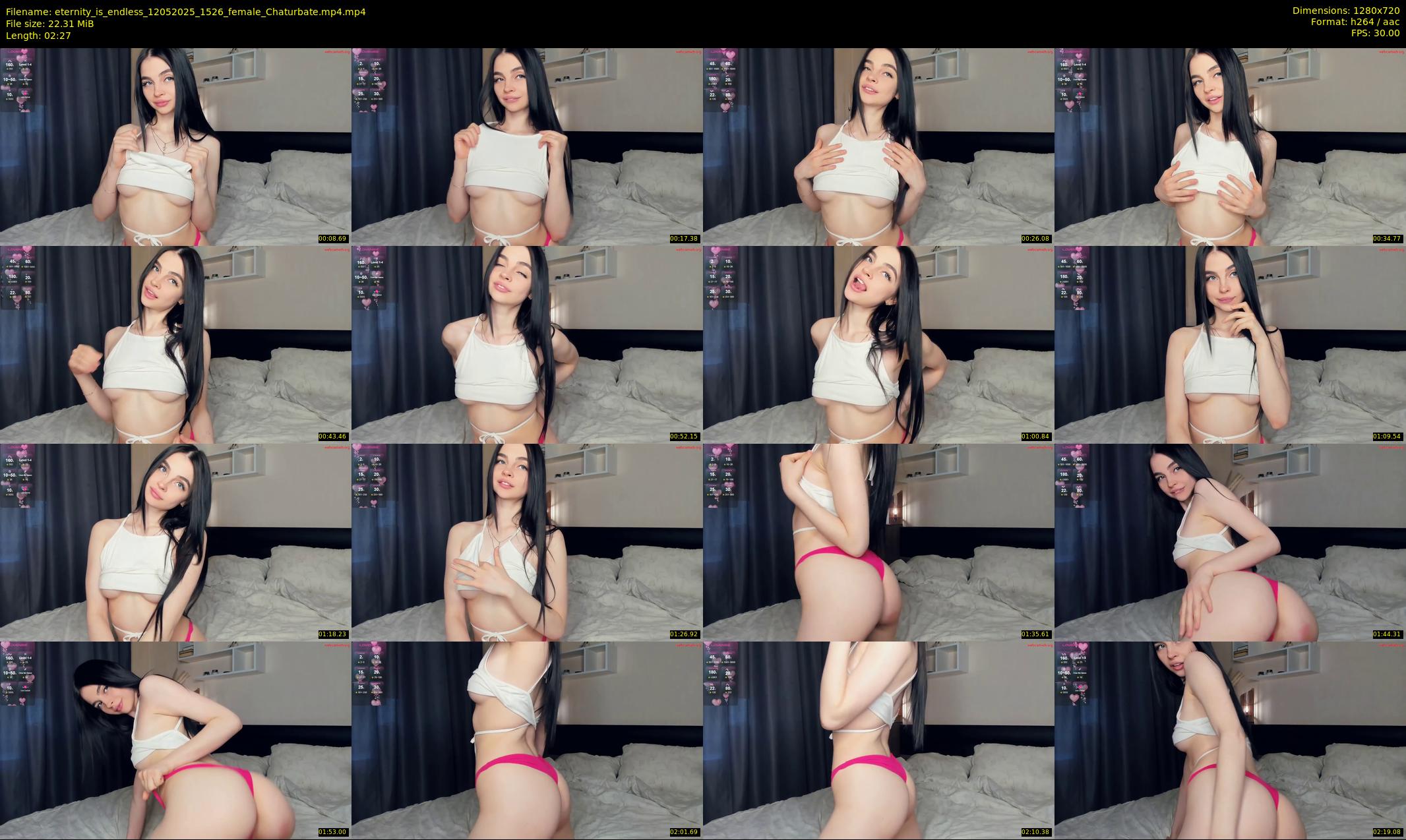 eternity_is_endless — 3 minute Chaturbate female cam show recording, 720p, May 12, 2025