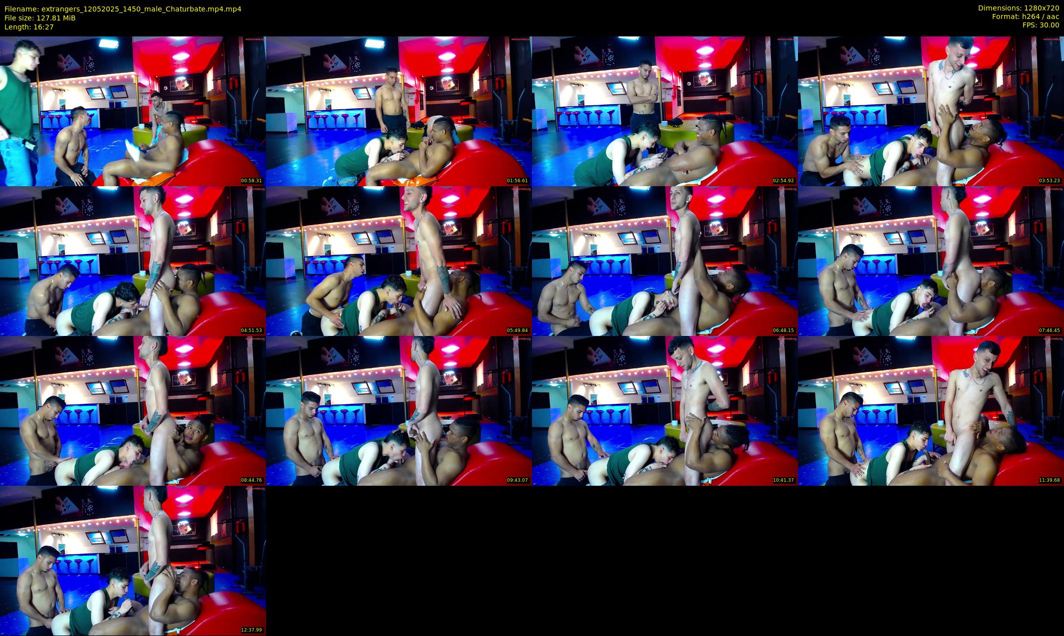 extrangers — 17 minute Chaturbate male cam show recording, 720p, May 12, 2025