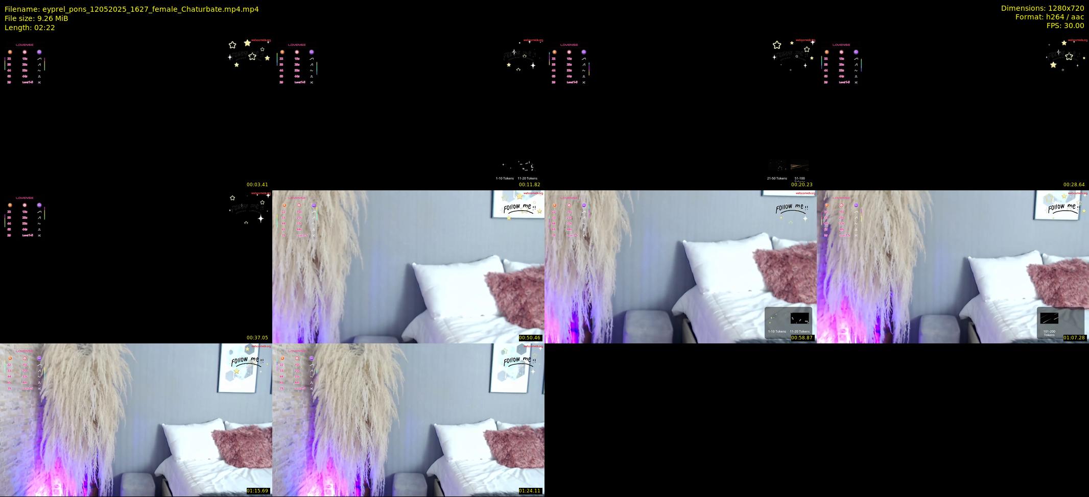 eyprel_pons — 3 minute Chaturbate female cam show recording, 720p, May 12, 2025