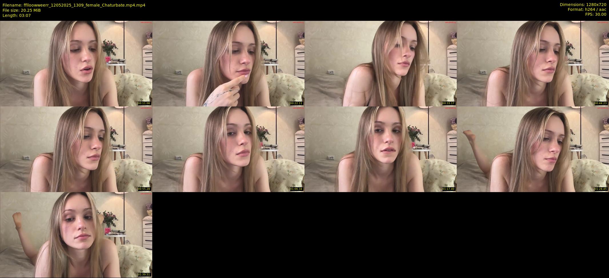 fflloowweerr — 4 minute Chaturbate couple cam show recording, 720p, May 12, 2025