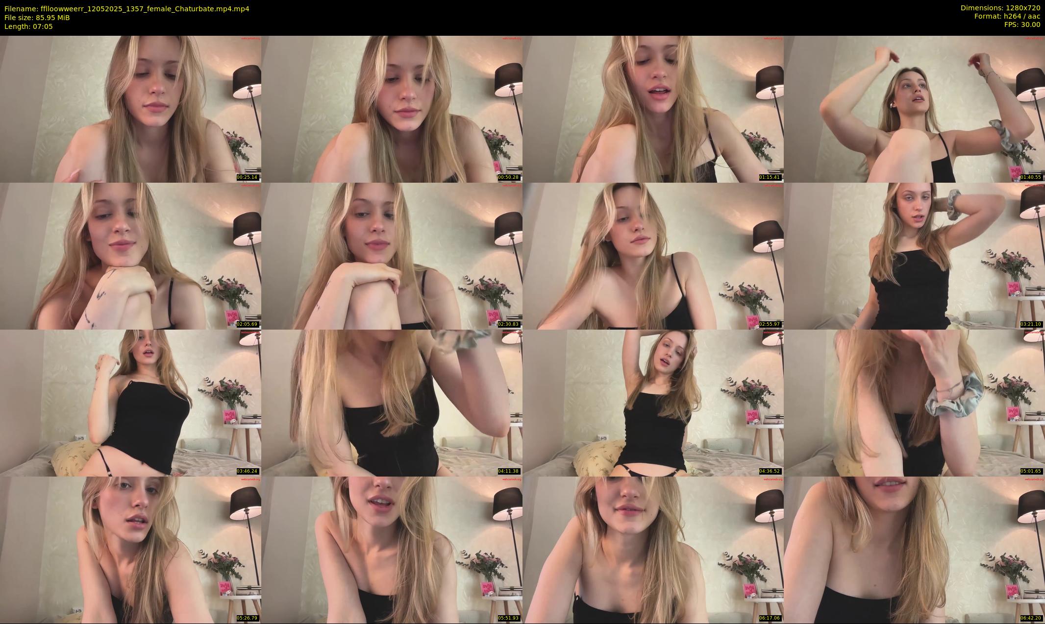 fflloowweerr — 8 minute Chaturbate couple cam show recording, 720p, May 12, 2025
