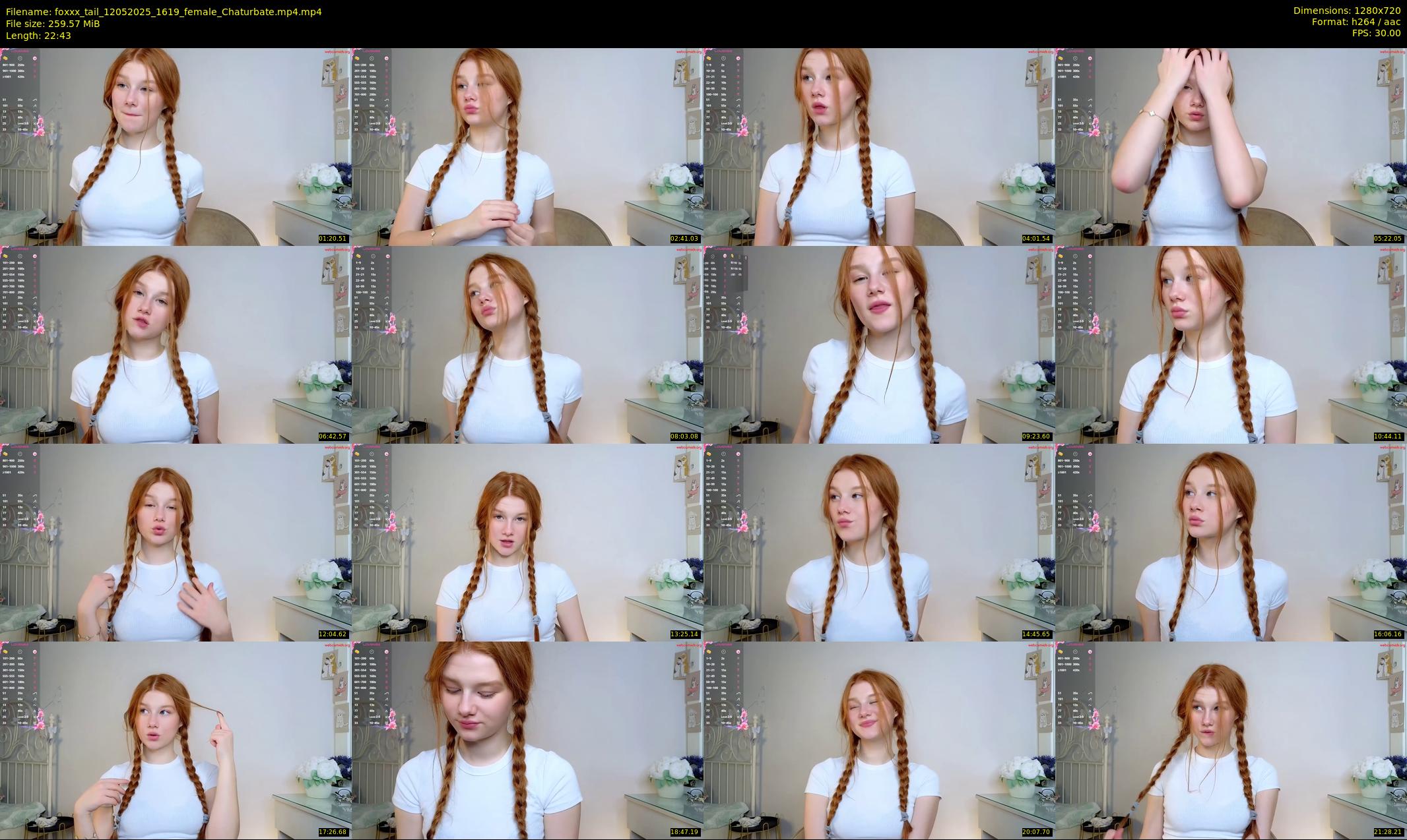 foxxx_tail — 23 minute Chaturbate female cam show recording, 720p, May 12, 2025