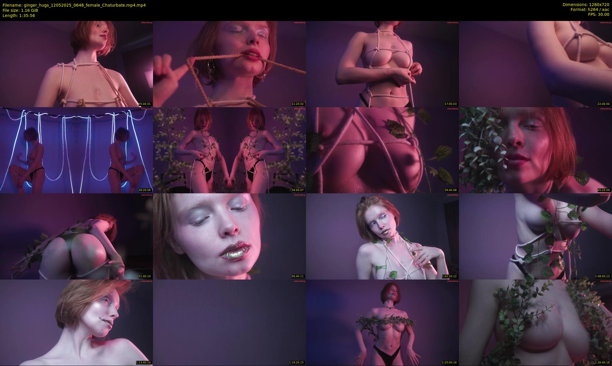 ginger_hugs — 96 minute Chaturbate female cam show recording, 720p, May 12, 2025