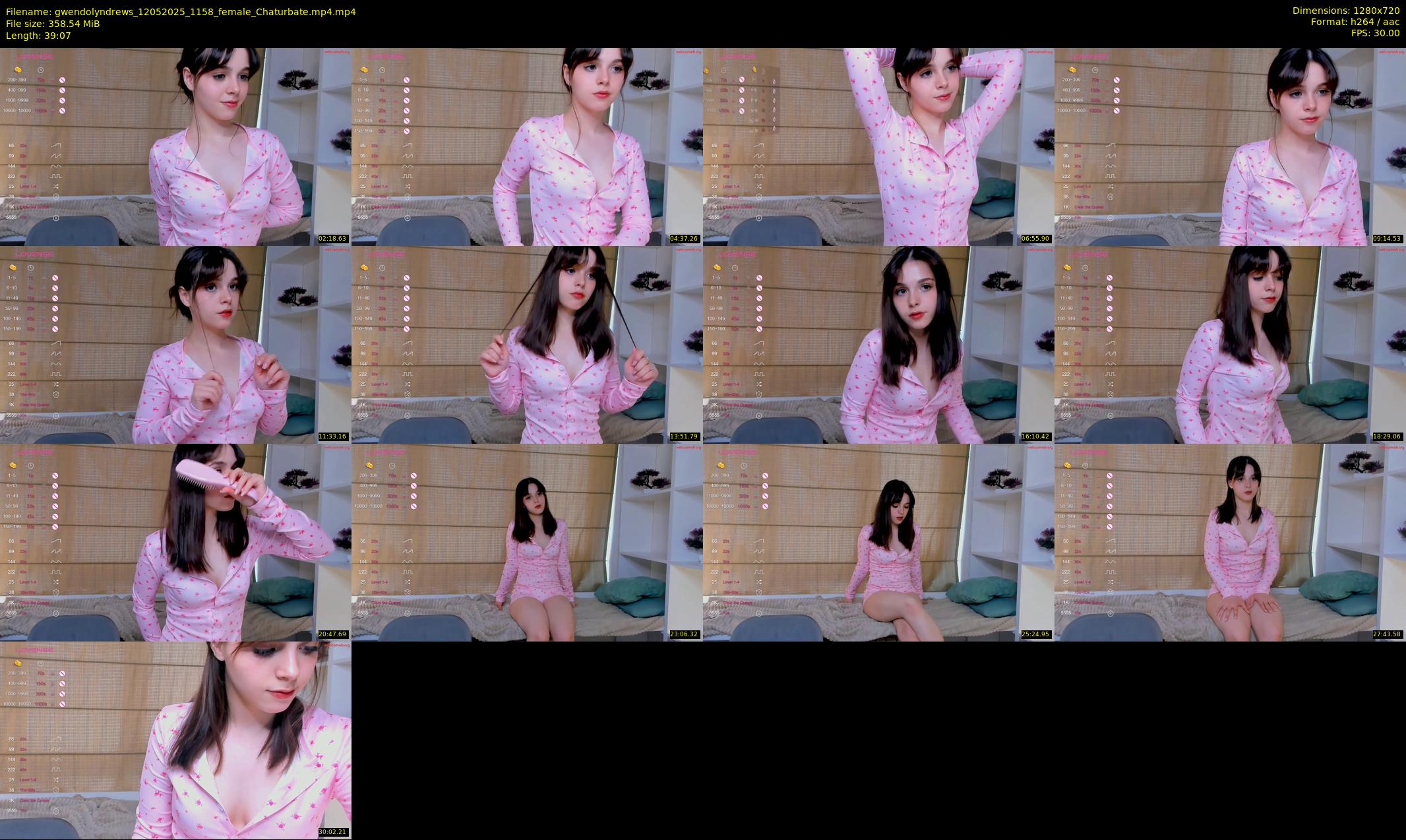 gwendolyndrews — 40 minute Chaturbate female cam show recording, 720p, May 12, 2025