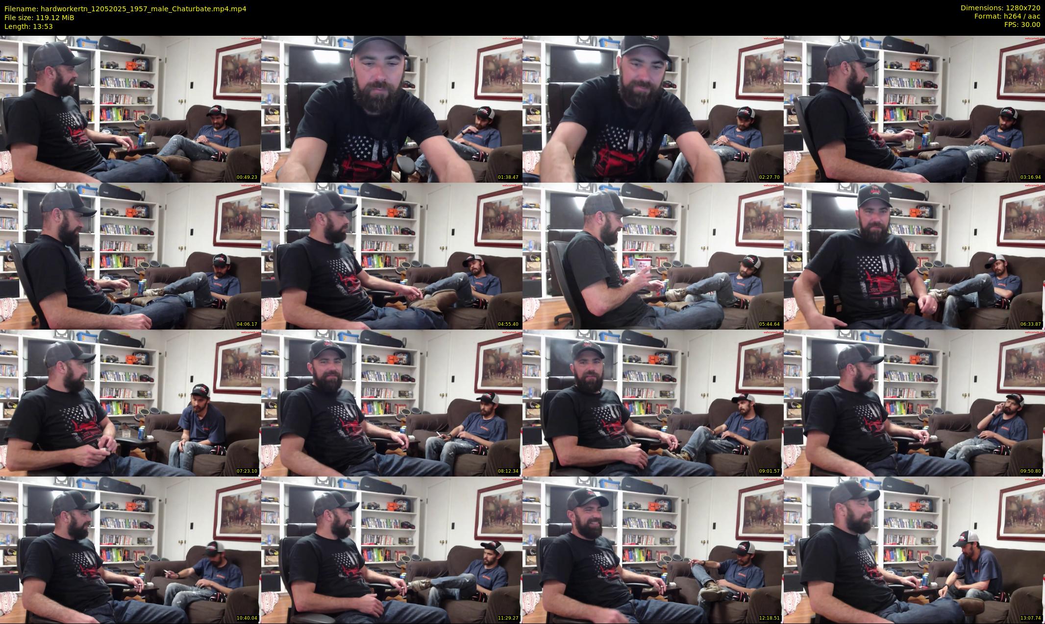 hardworkertn — 14 minute Chaturbate male cam show recording, 720p, May 12, 2025