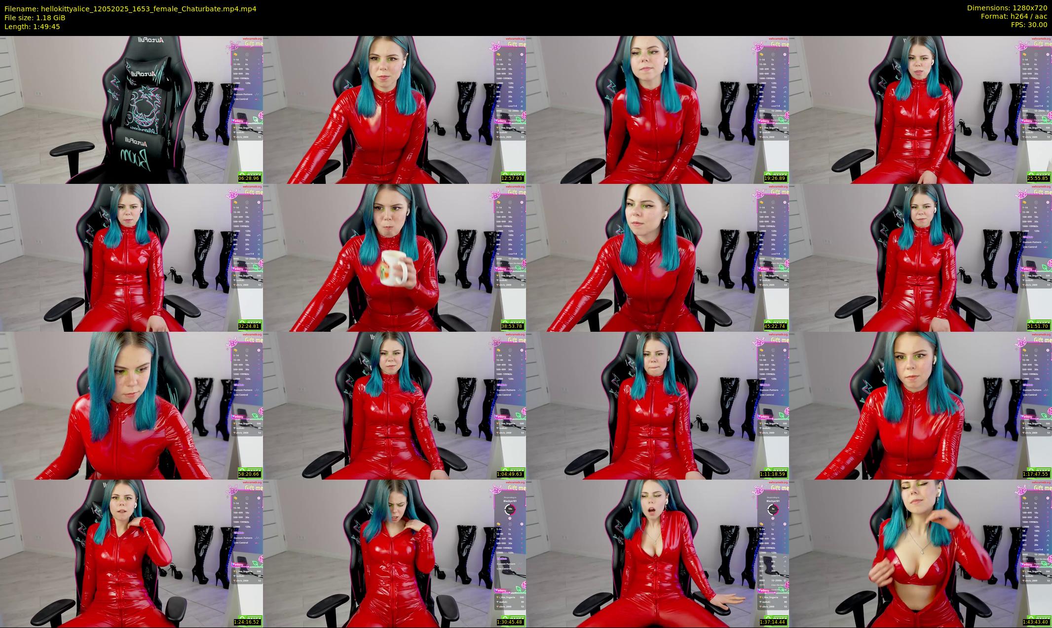 hellokittyalice — 110 minute Chaturbate female cam show recording, 720p, May 12, 2025