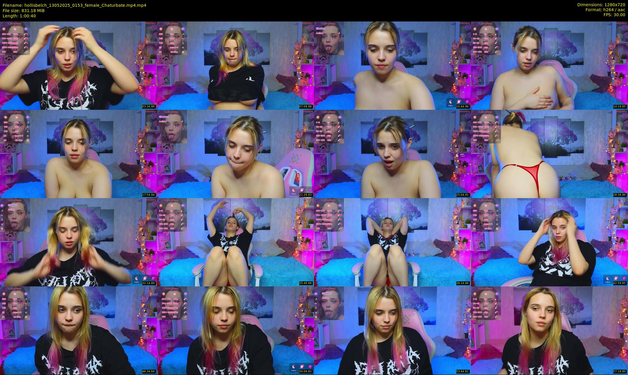 hollisbelch — 61 minute Chaturbate female cam show recording, 720p, May 13, 2025