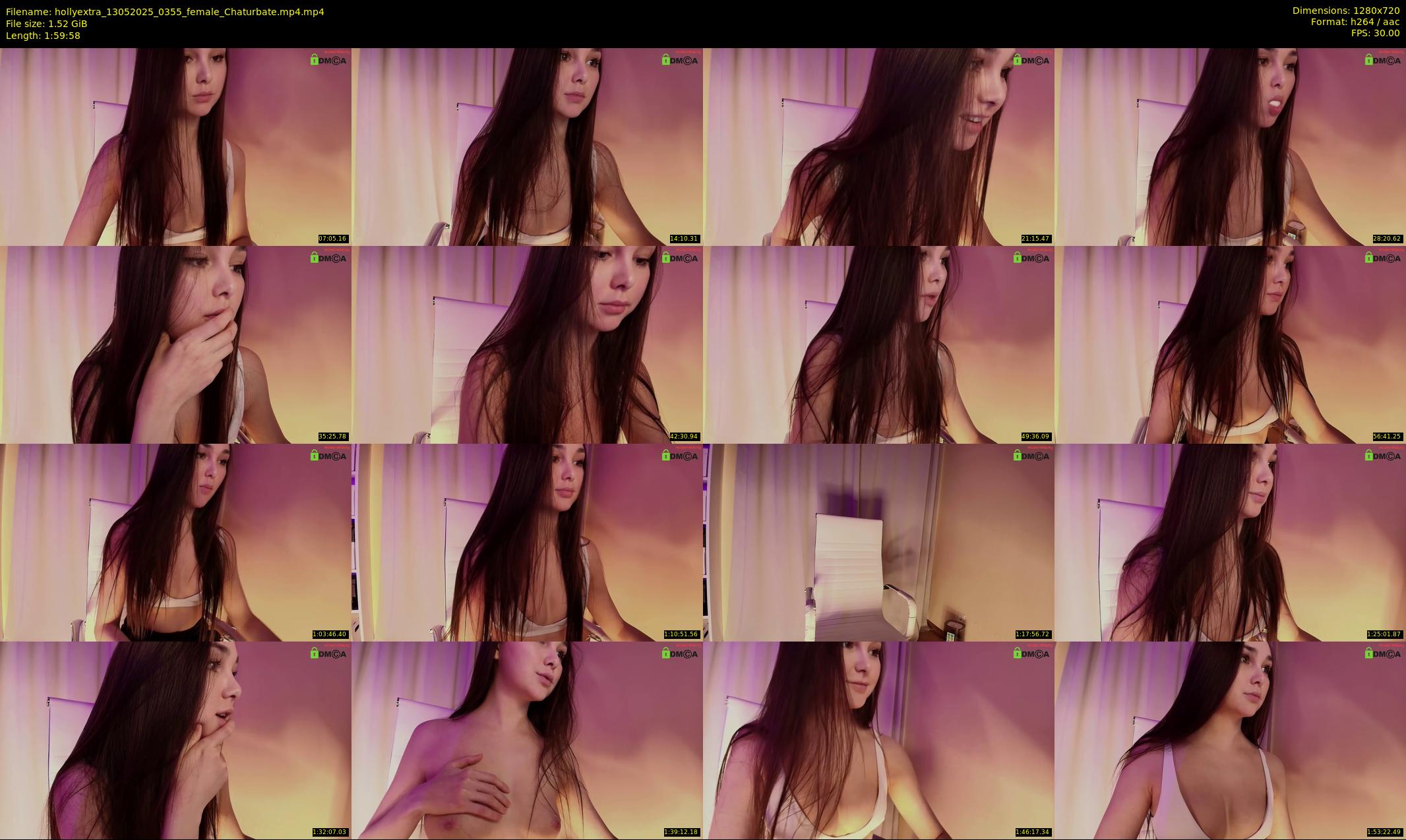 hollyextra — 120 minute Chaturbate female cam show recording, 720p, May 13, 2025