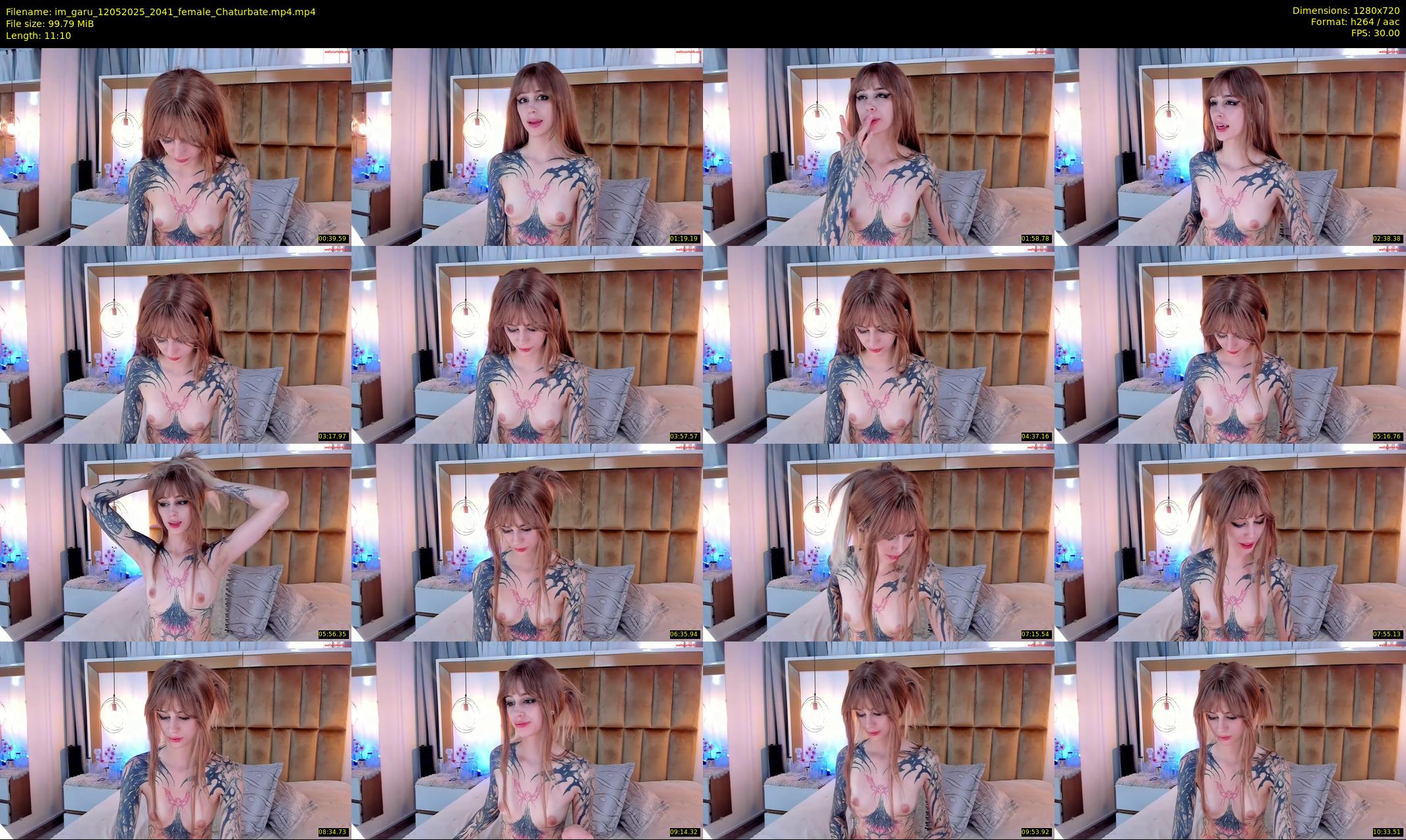 im_garu — 12 minute Chaturbate female cam show recording, 720p, May 12, 2025