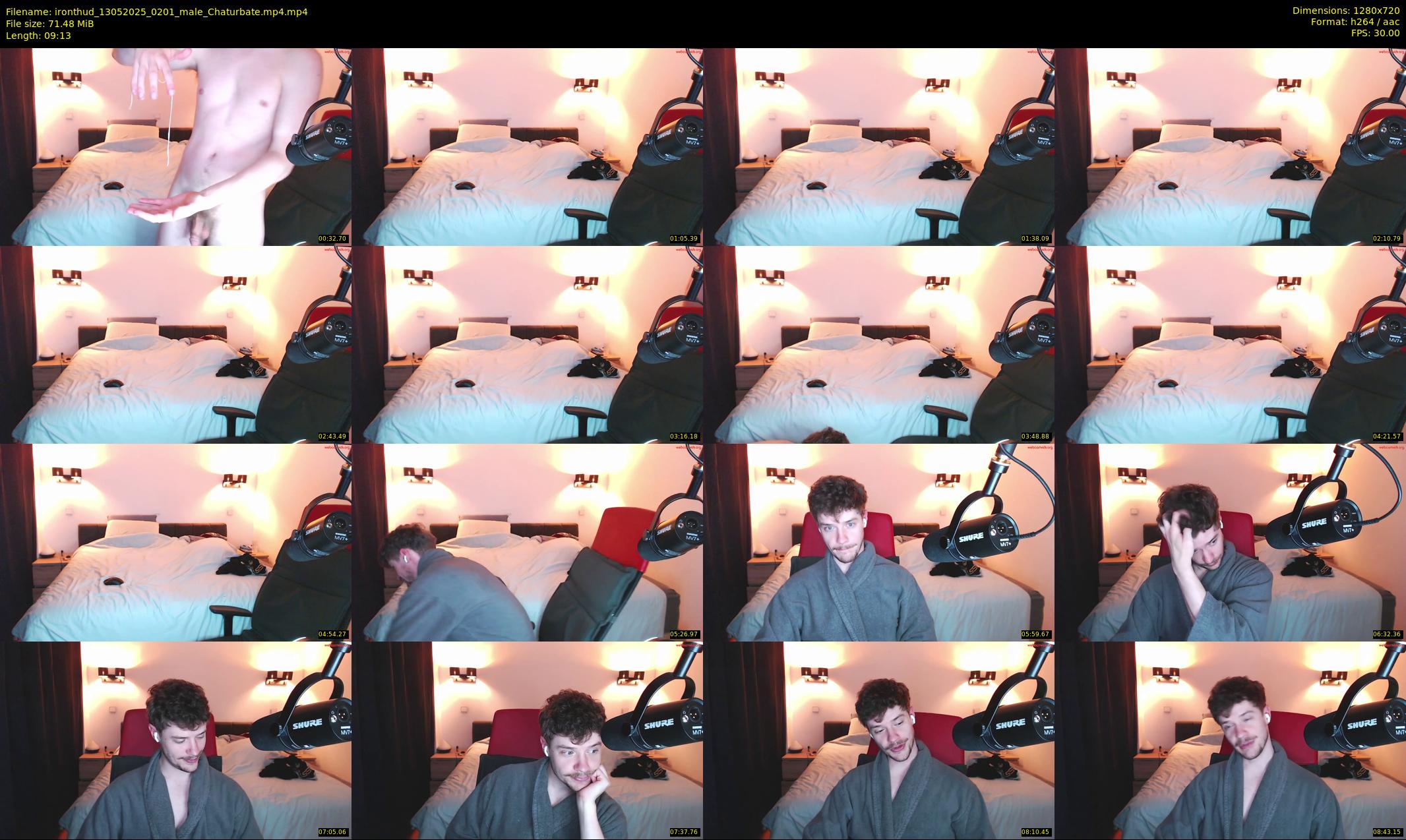 ironthud — 10 minute Chaturbate male cam show recording, 720p, May 13, 2025