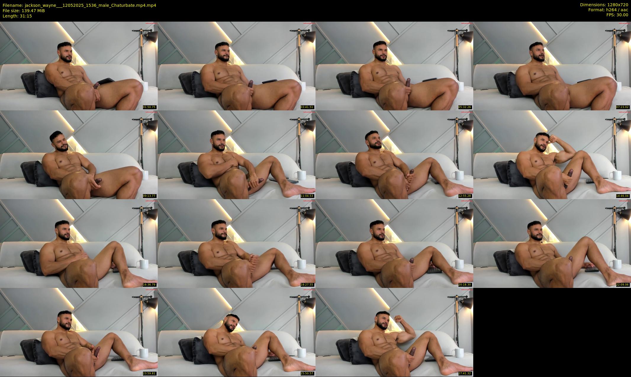 jackson_wayne__ — 32 minute Chaturbate male cam show recording, 720p, May 12, 2025