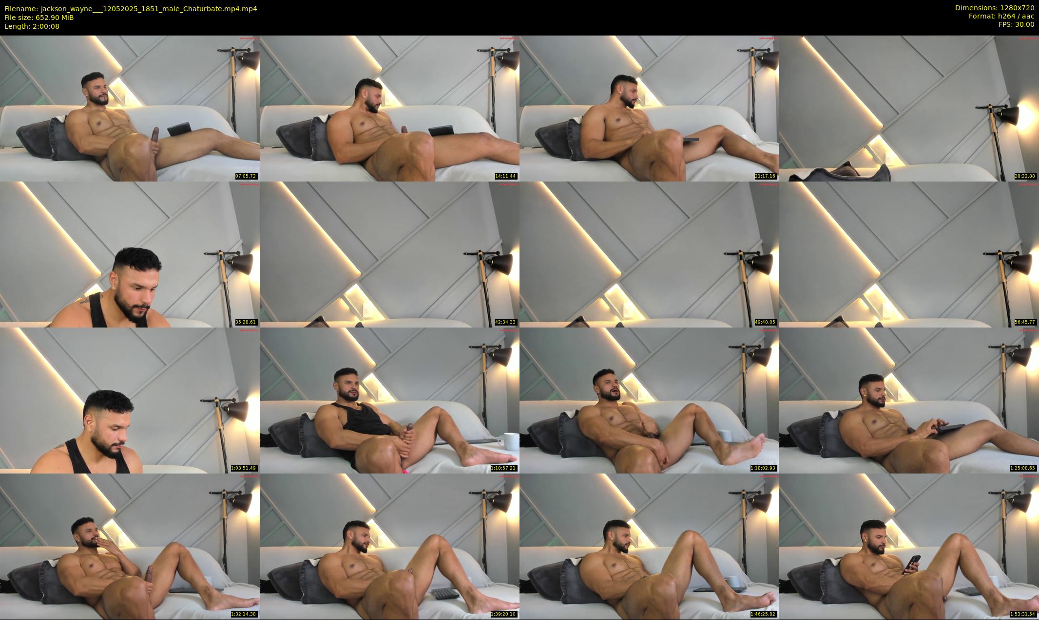 jackson_wayne__ — 121 minute Chaturbate male cam show recording, 720p, May 12, 2025
