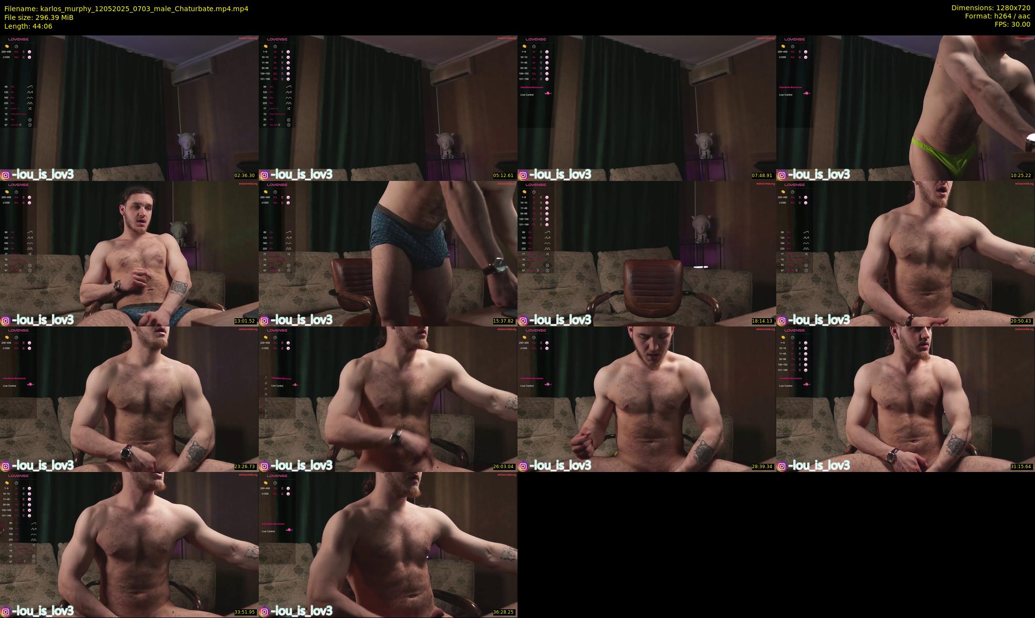 karlos_murphy — 45 minute Chaturbate male cam show recording, 720p, May 12, 2025