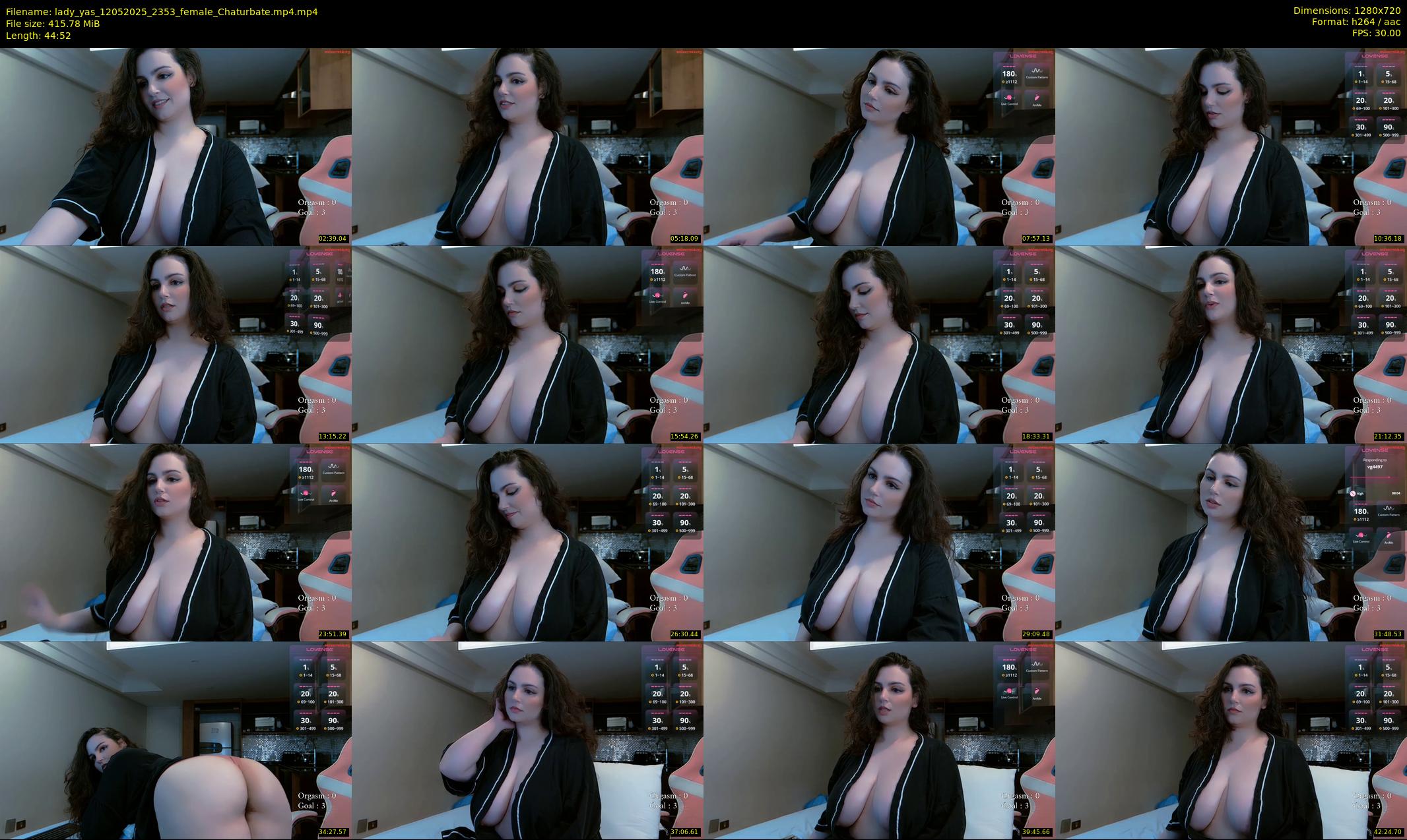 lady_yas — 45 minute Chaturbate female cam show recording, 720p, May 12, 2025