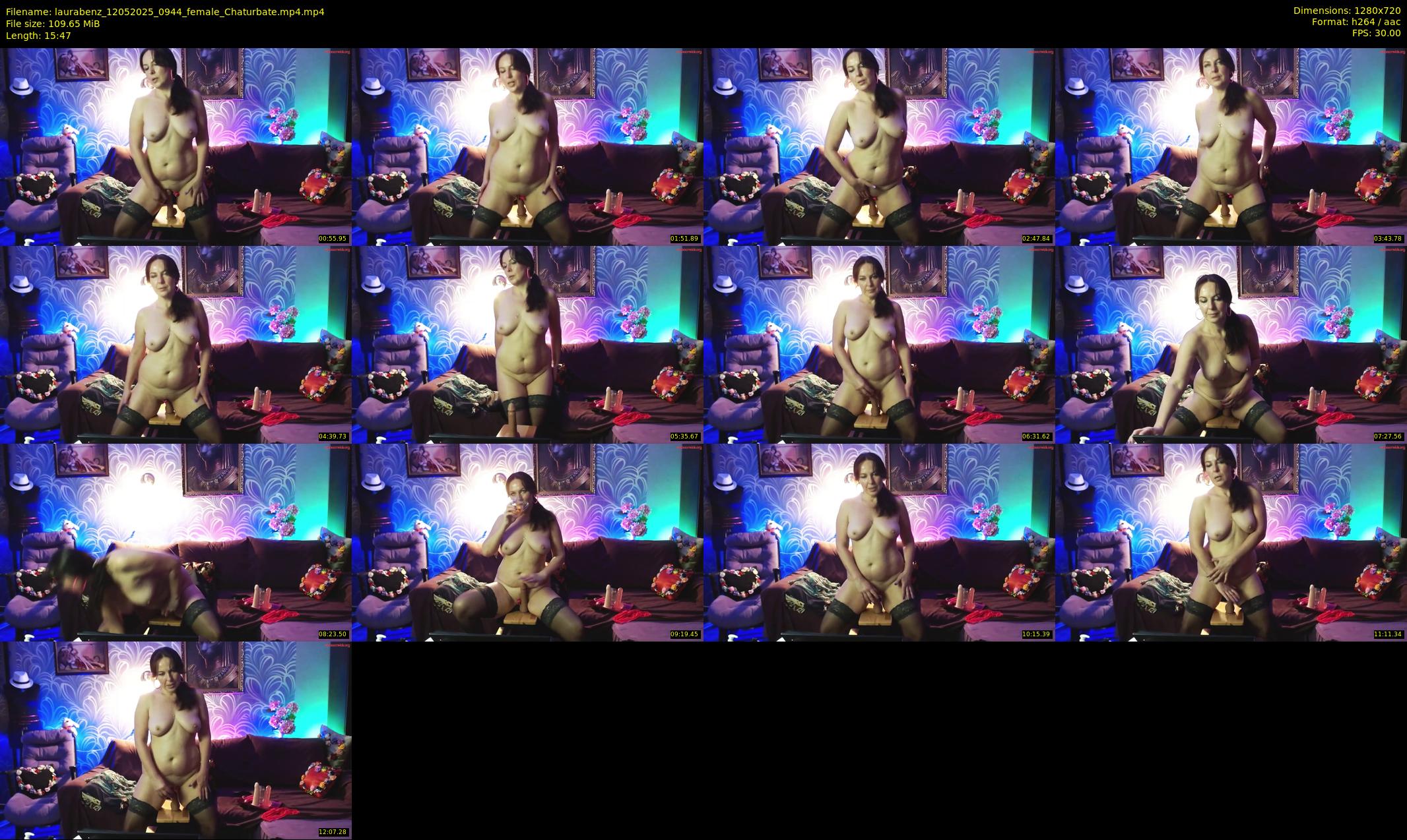 laurabenz — 16 minute Chaturbate female cam show recording, 720p, May 12, 2025