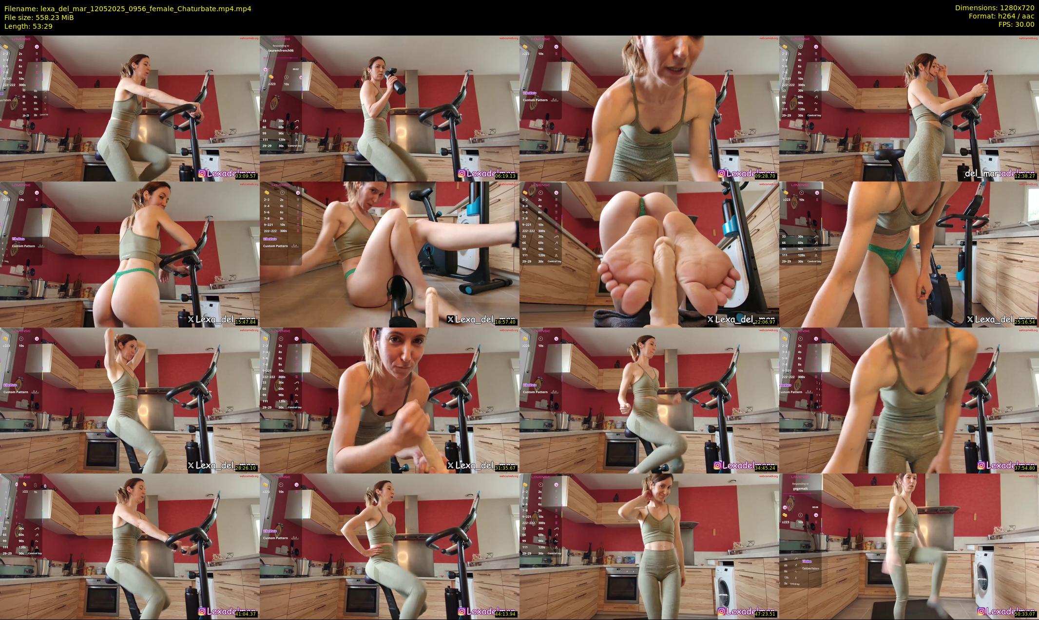 lexa_del_mar — 54 minute Chaturbate female cam show recording, 720p, May 12, 2025