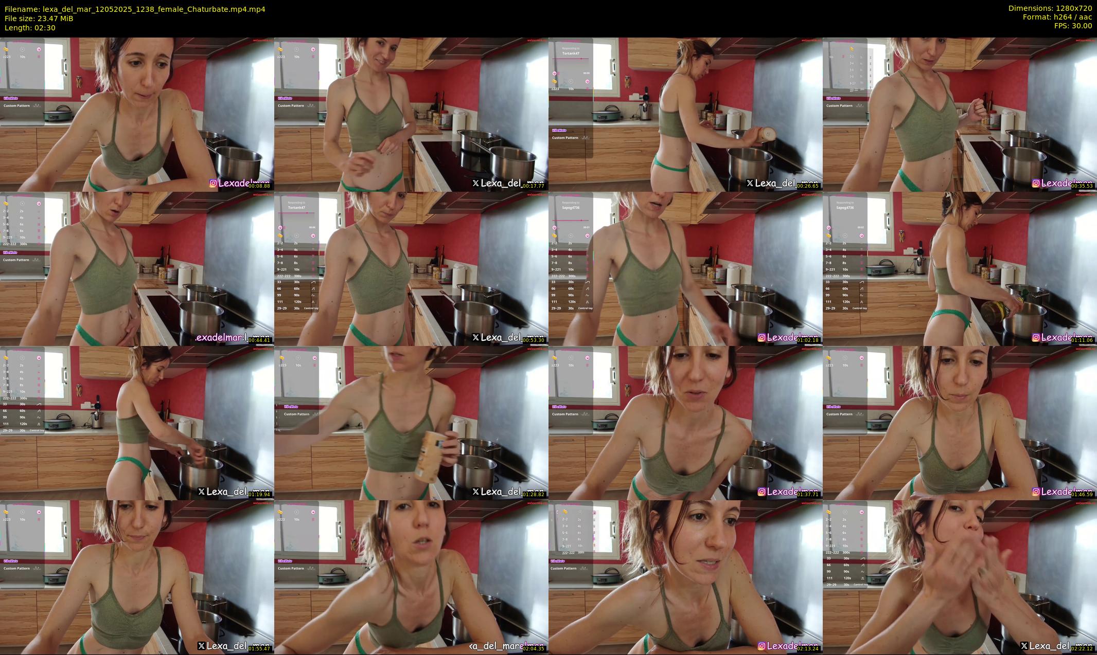 lexa_del_mar — 3 minute Chaturbate female cam show recording, 720p, May 12, 2025