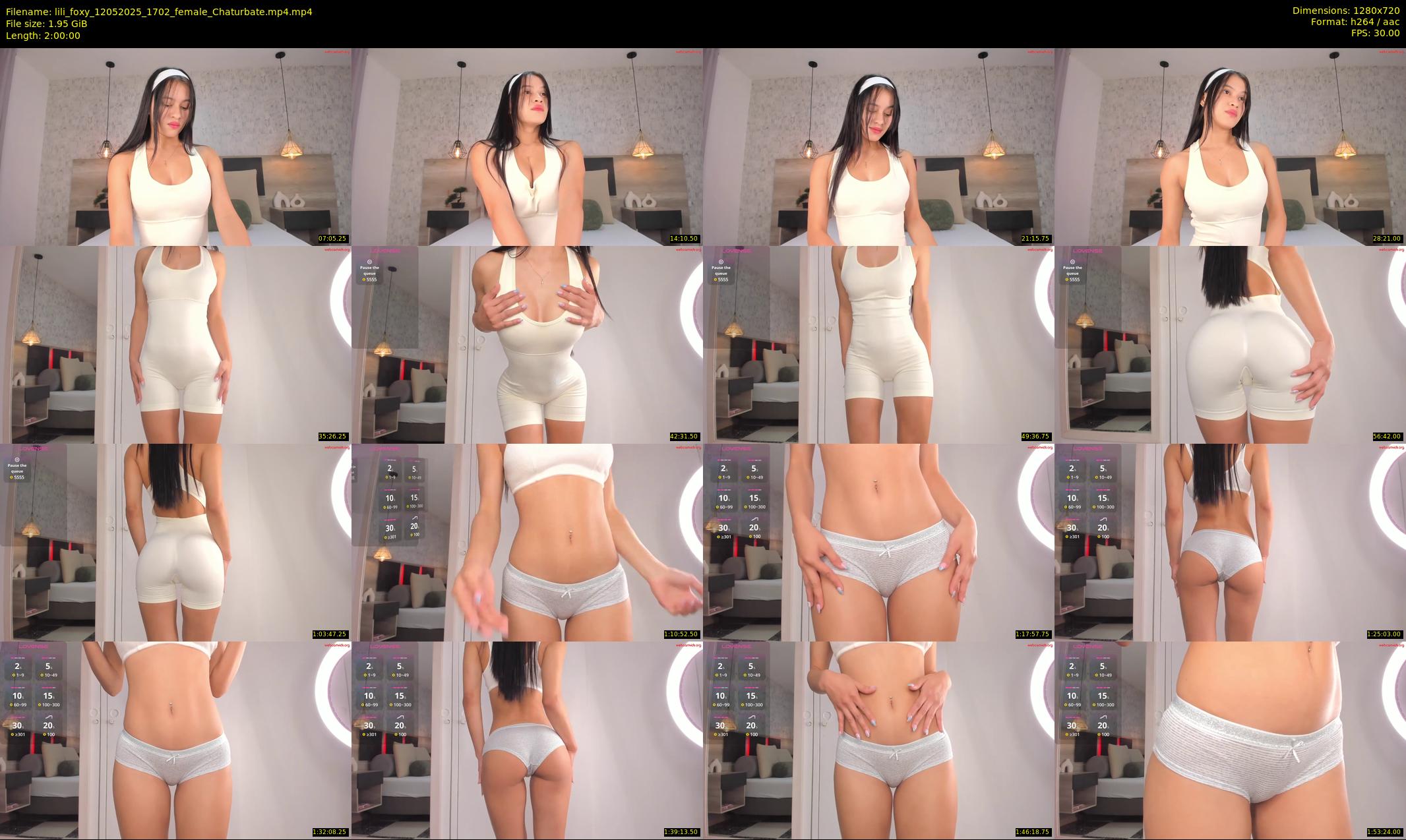 lili_foxy — 120 minute Chaturbate female cam show recording, 720p, May 12, 2025
