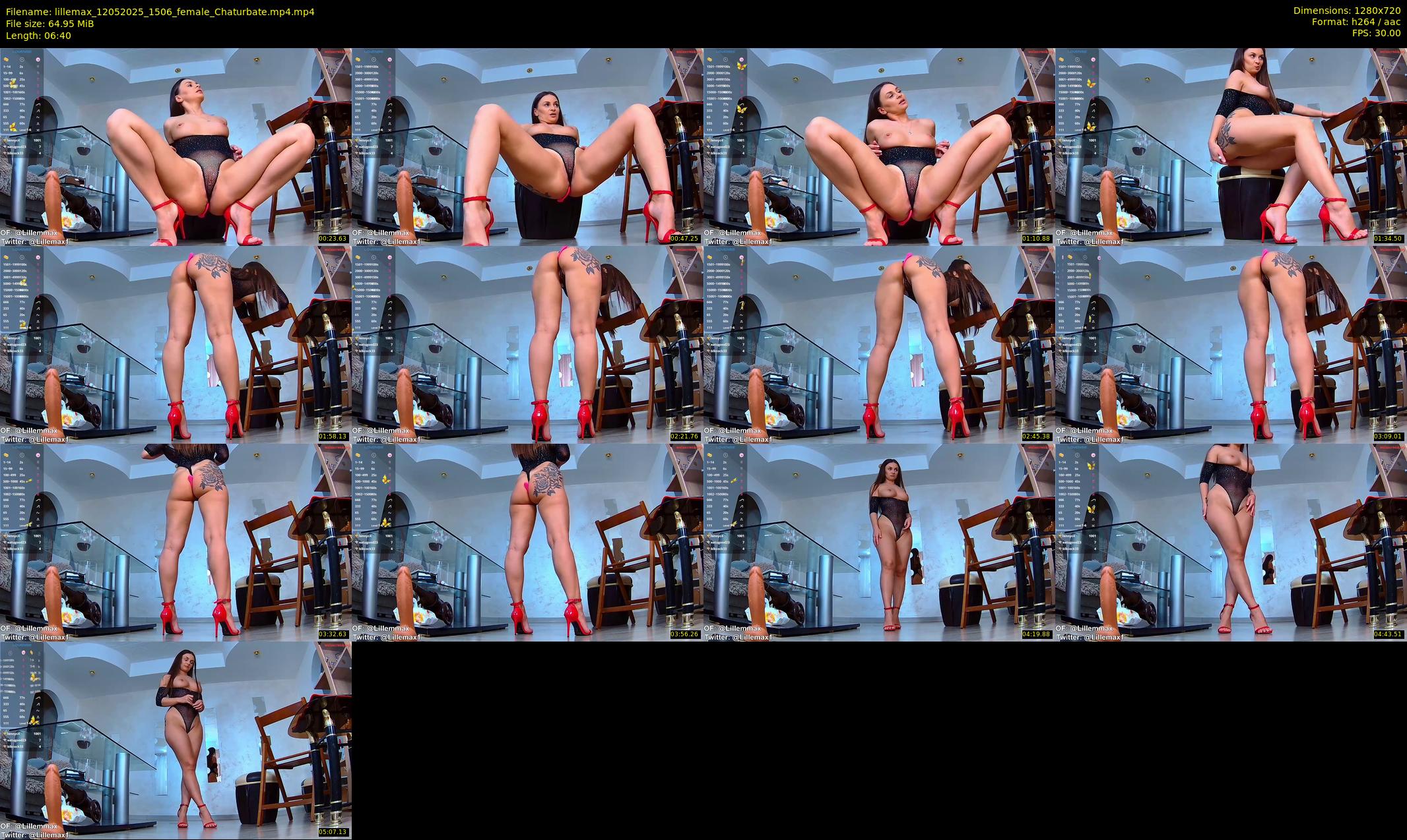lillemax — 7 minute Chaturbate female cam show recording, 720p, May 12, 2025