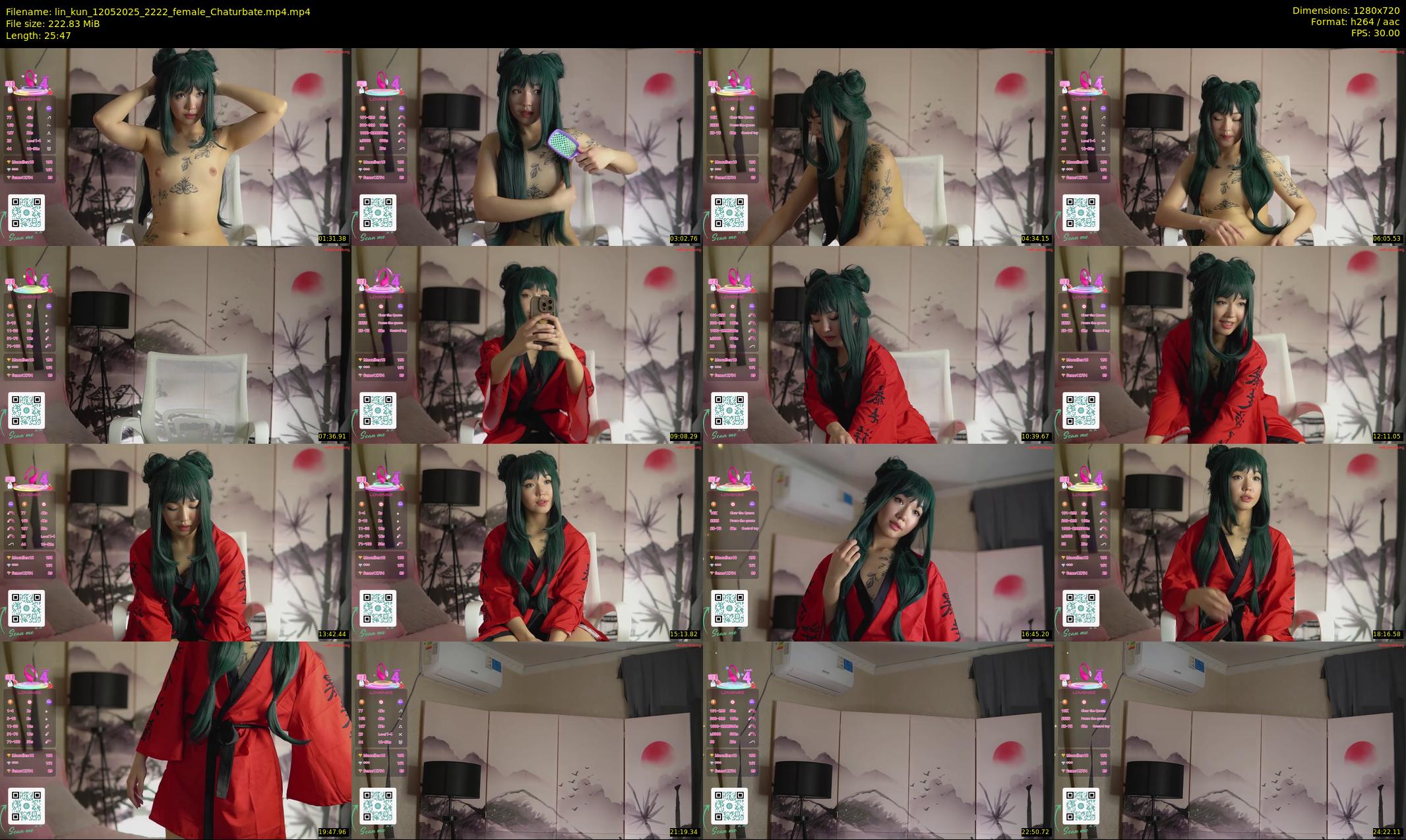lin_kun — 26 minute Chaturbate female cam show recording, 720p, May 12, 2025