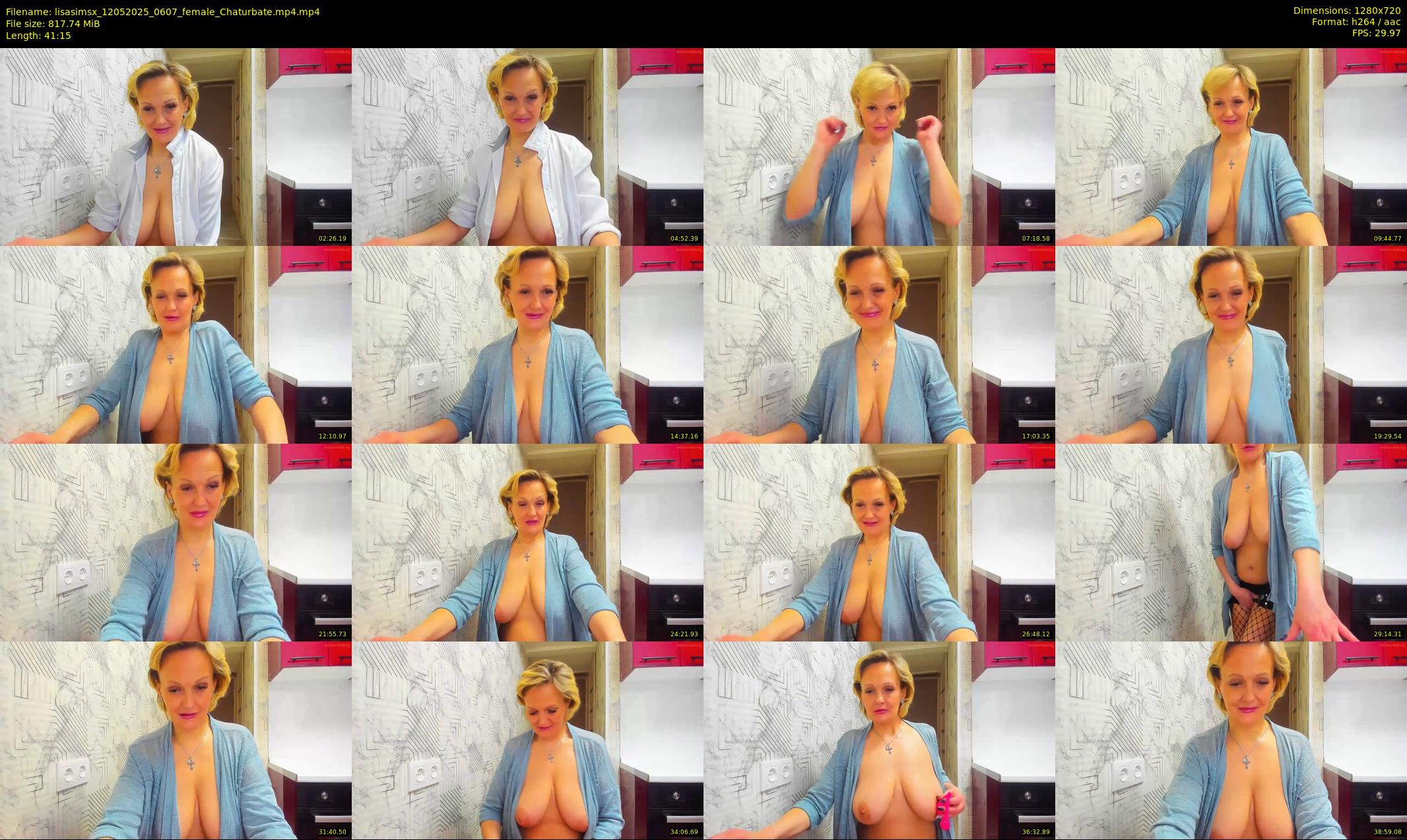 lisasimsx — 42 minute Chaturbate female cam show recording, 720p, May 12, 2025