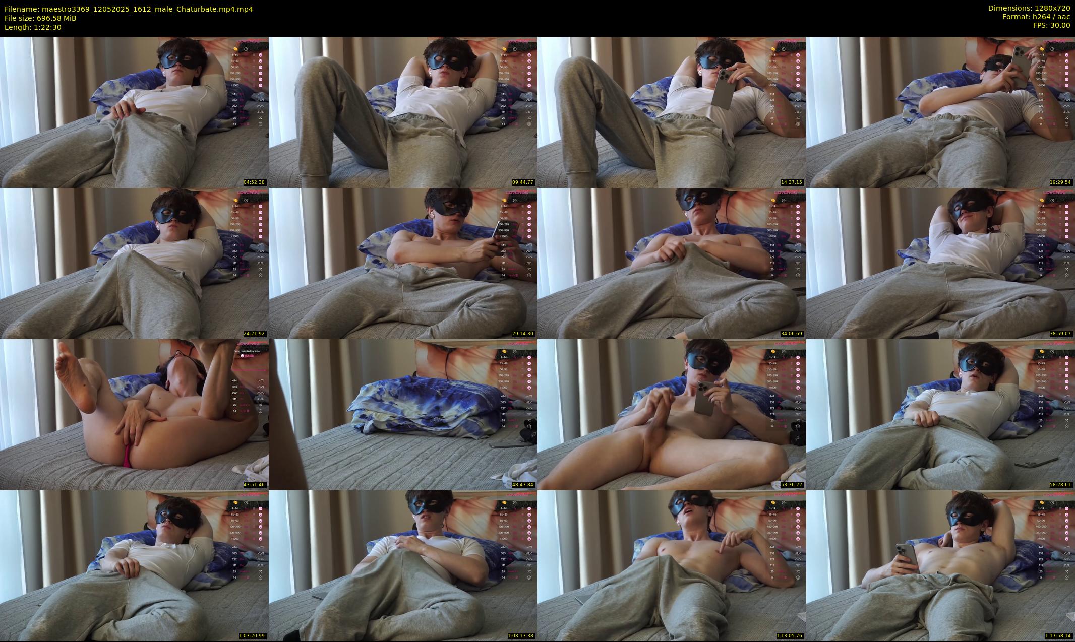 maestro3369 — 83 minute Chaturbate male cam show recording, 720p, May 12, 2025