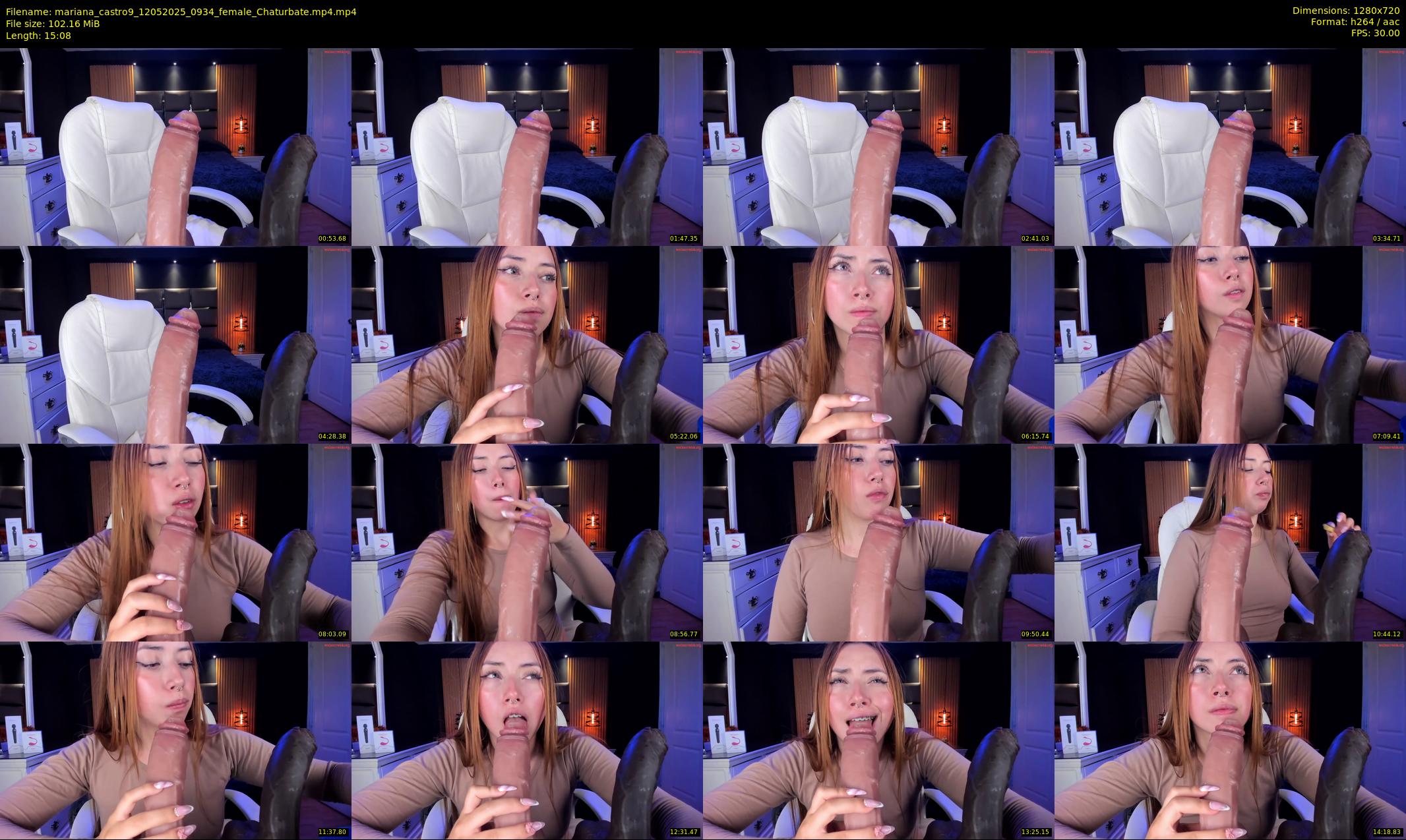 mariana_castro9 — 16 minute Chaturbate female cam show recording, 720p, May 12, 2025