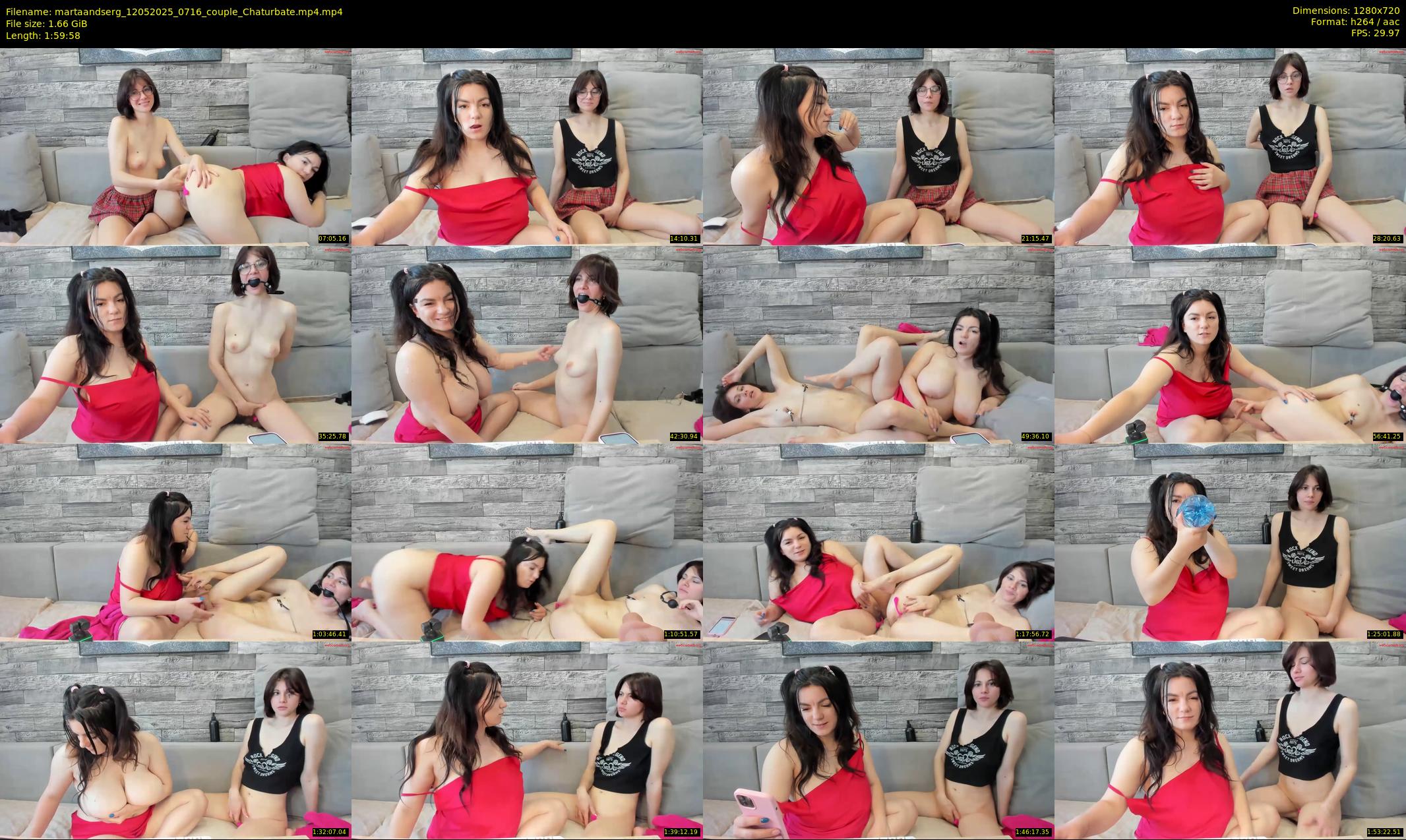 martaandserg — 120 minute Chaturbate female cam show recording, 720p, May 12, 2025
