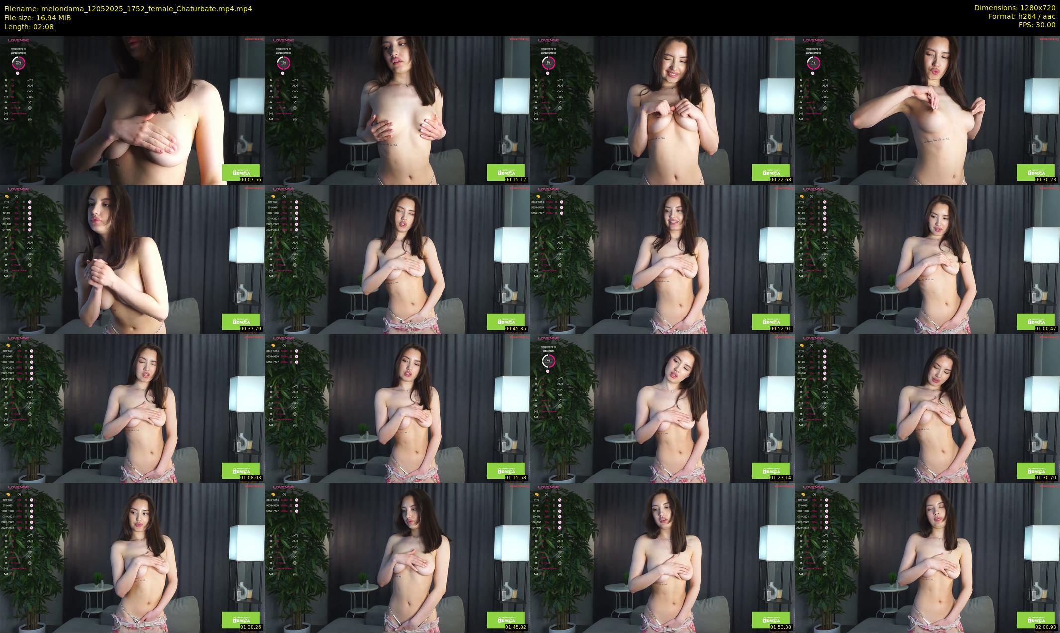 melondama — 3 minute Chaturbate female cam show recording, 720p, May 12, 2025