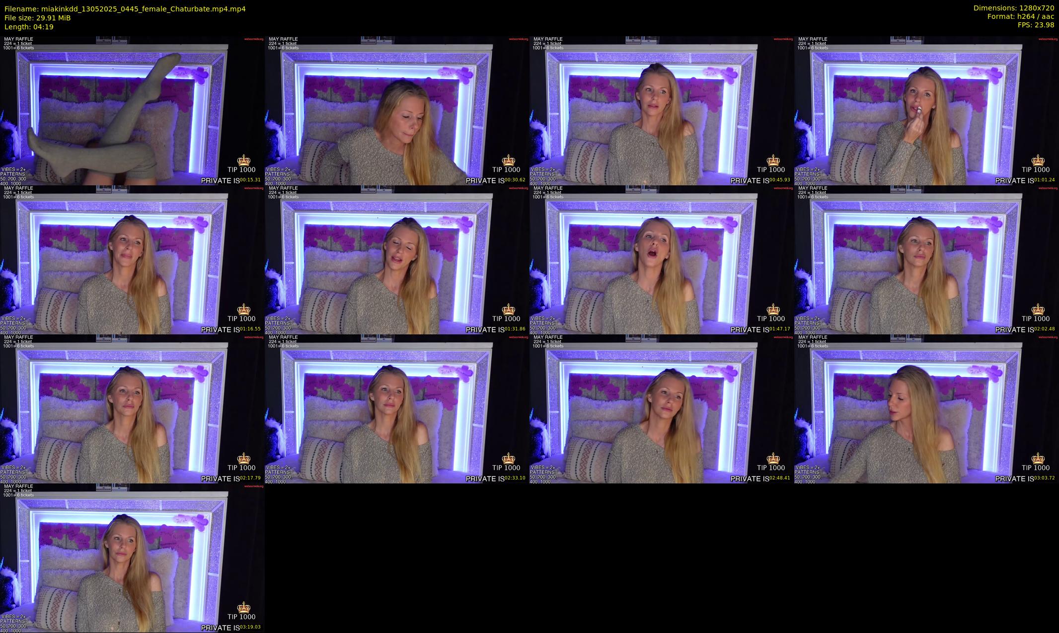 miakinkdd — 5 minute Chaturbate female cam show recording, 720p, May 13, 2025