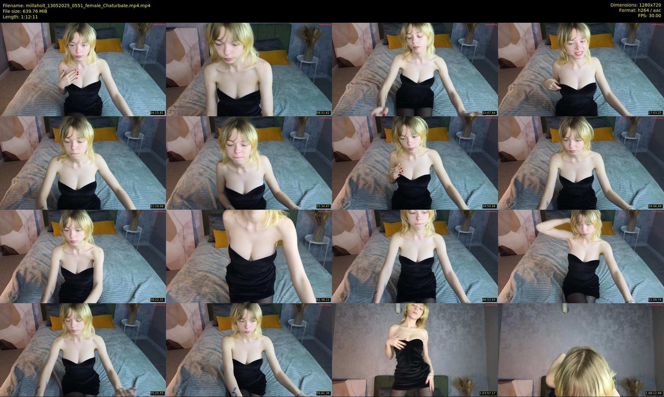 millaholt — 73 minute Chaturbate female cam show recording, 720p, May 13, 2025