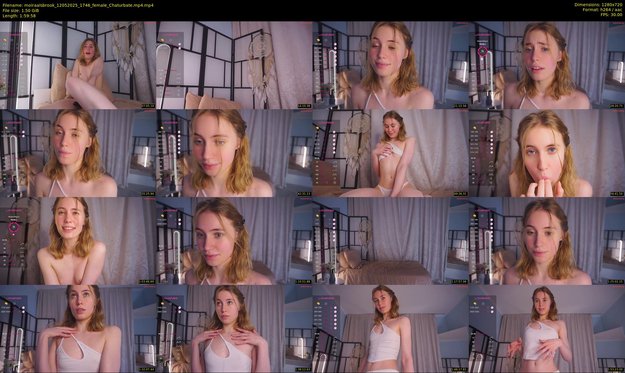 moiraalsbrook — 120 minute Chaturbate female cam show recording, 720p, May 12, 2025