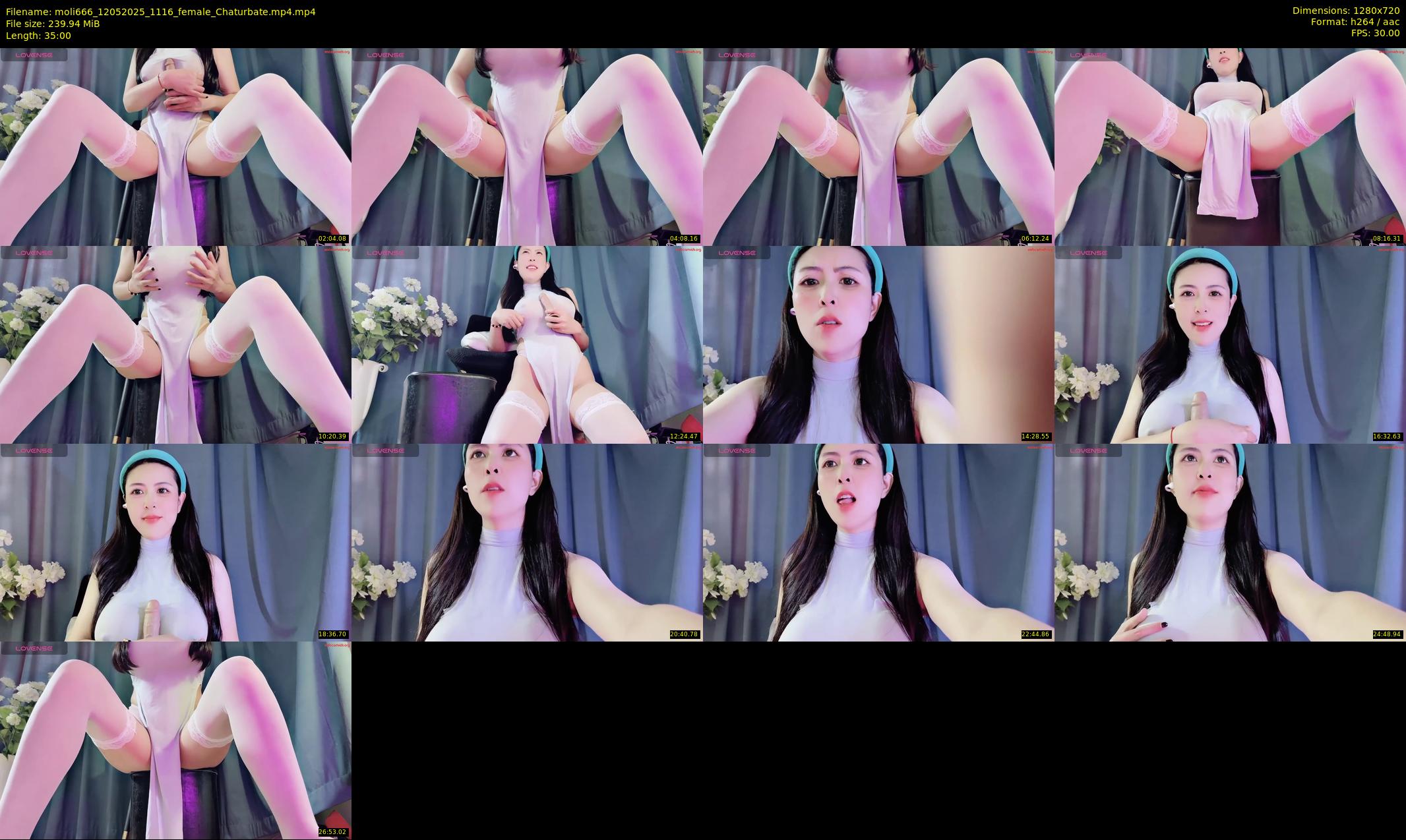 moli666 — 35 minute Chaturbate female cam show recording, 720p, May 12, 2025