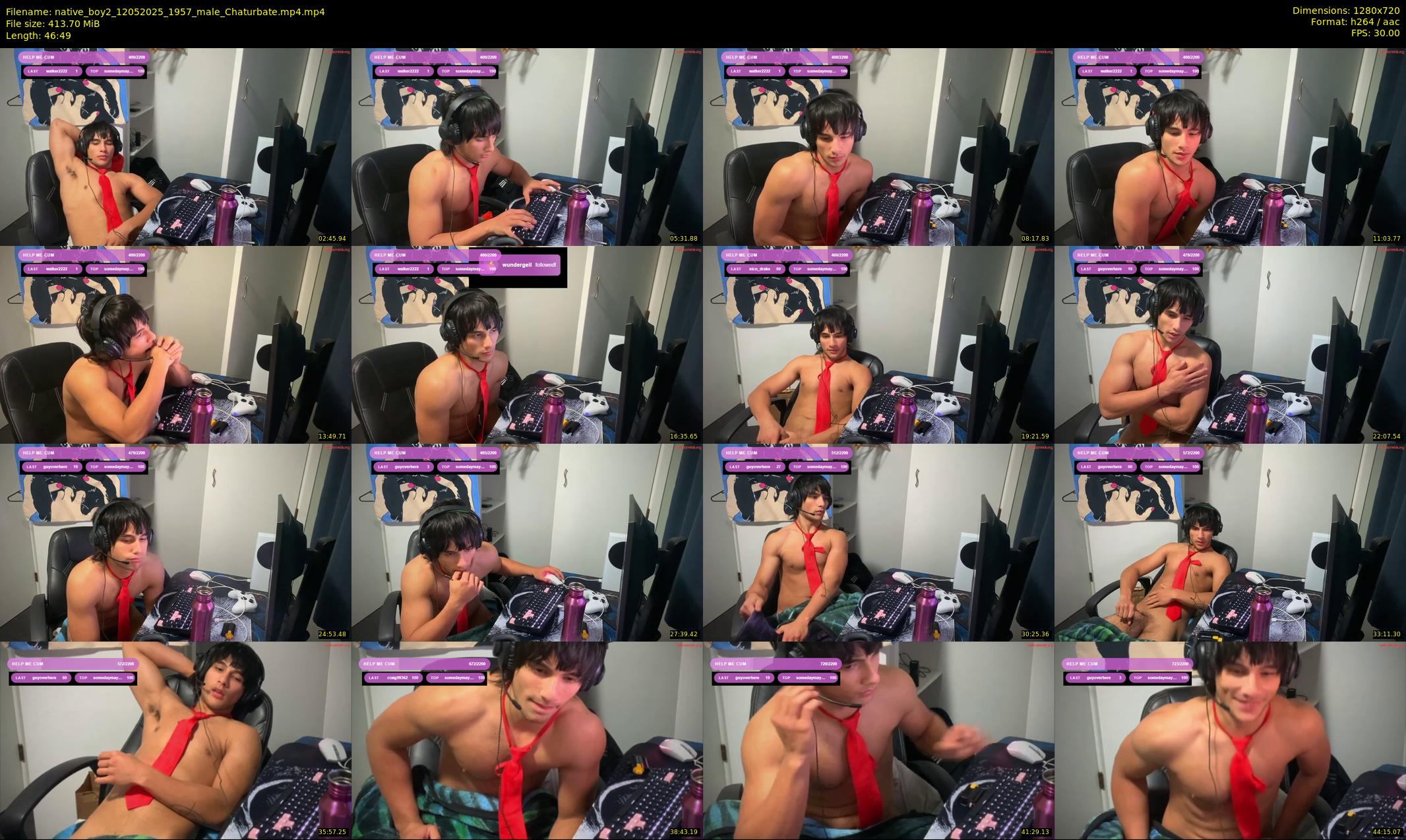 native_boy2 — 47 minute Chaturbate male cam show recording, 720p, May 12, 2025