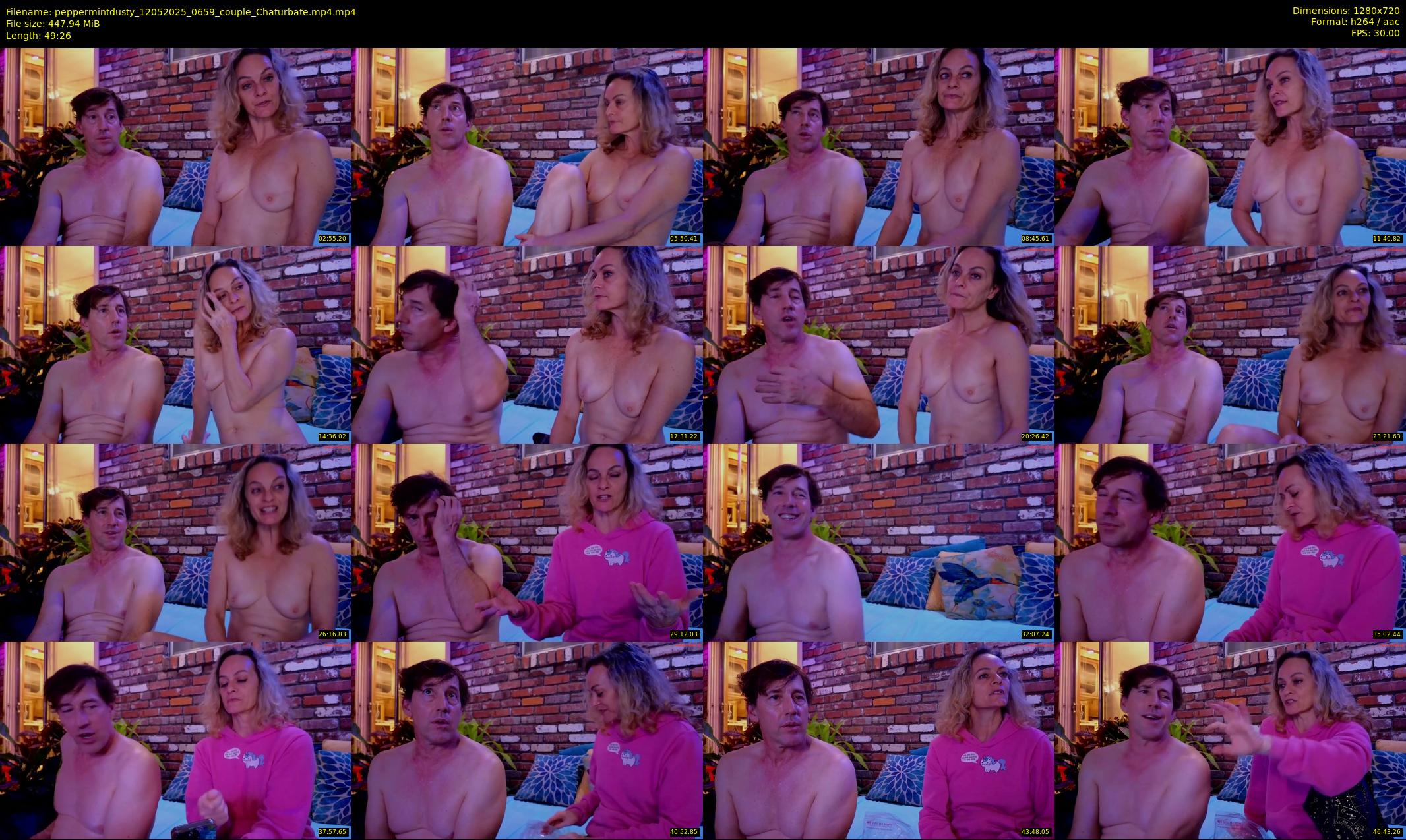 peppermintdusty — 50 minute Chaturbate couple cam show recording, 720p, May 12, 2025
