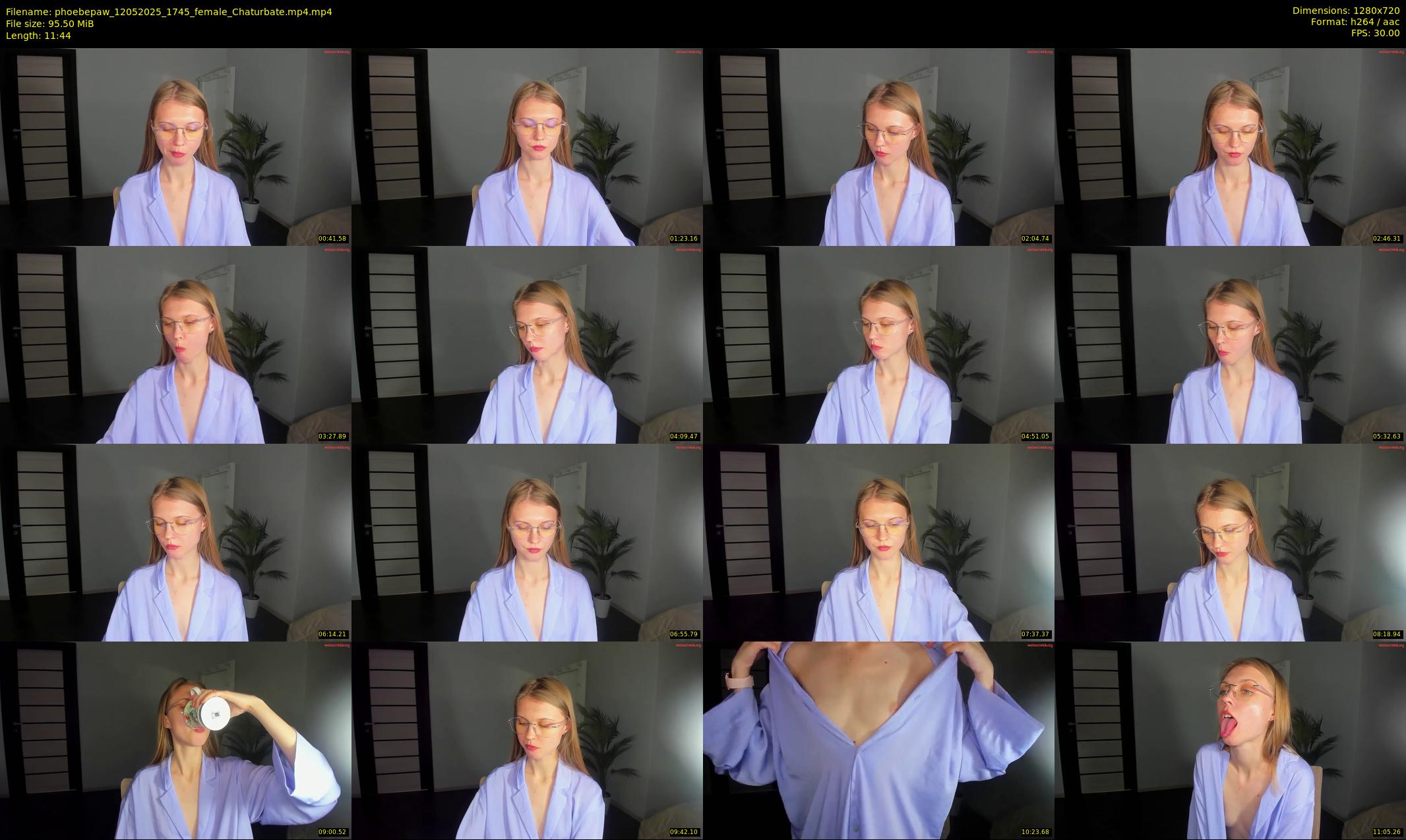phoebepaw — 12 minute Chaturbate female cam show recording, 720p, May 12, 2025