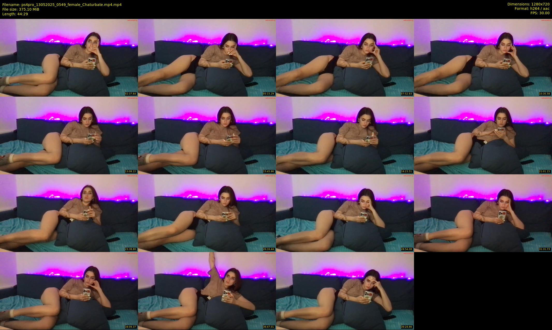 ps4pro — 45 minute Chaturbate female cam show recording, 720p, May 13, 2025