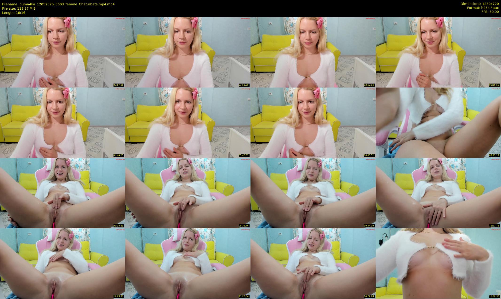 puma4ka — 17 minute Chaturbate female cam show recording, 720p, May 12, 2025