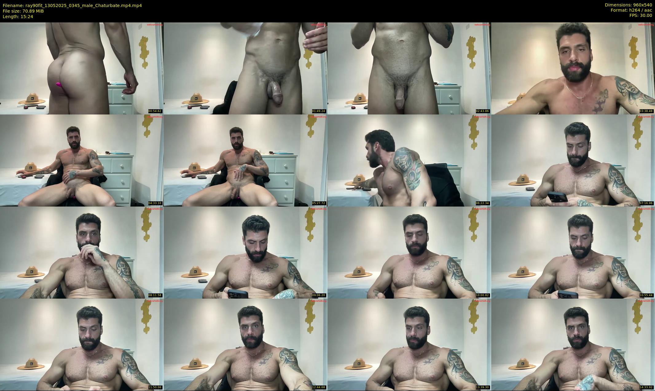 ray90fit — 16 minute Chaturbate male cam show recording, 480p, May 13, 2025
