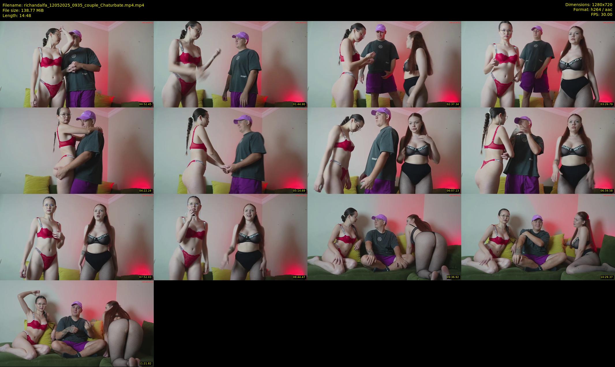 richandalfa — 15 minute Chaturbate couple cam show recording, 720p, May 12, 2025