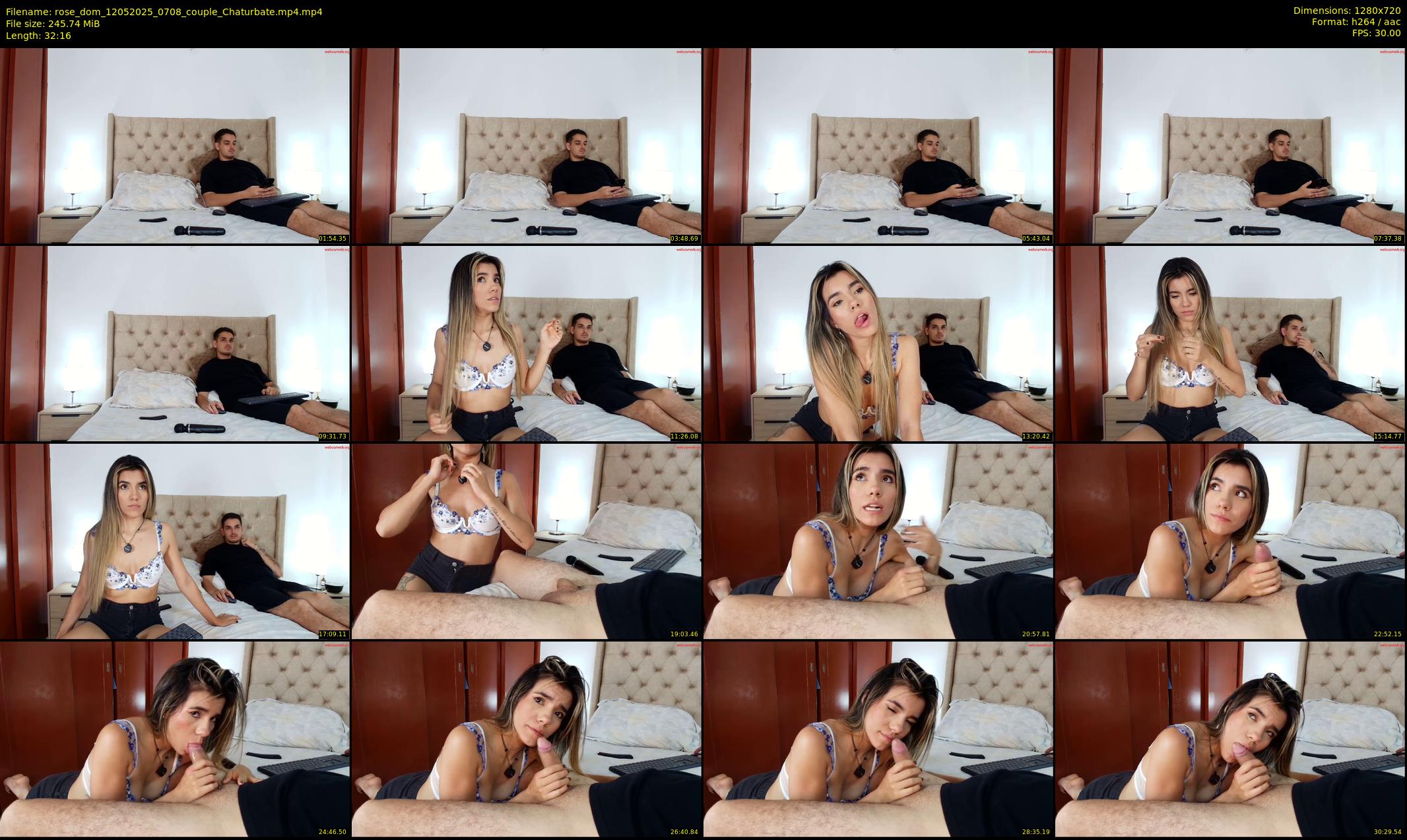 rose_dom — 33 minute Chaturbate couple cam show recording, 720p, May 12, 2025