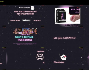 rosiebones — 8 minute Chaturbate female cam show recording, 720p, May 13, 2025