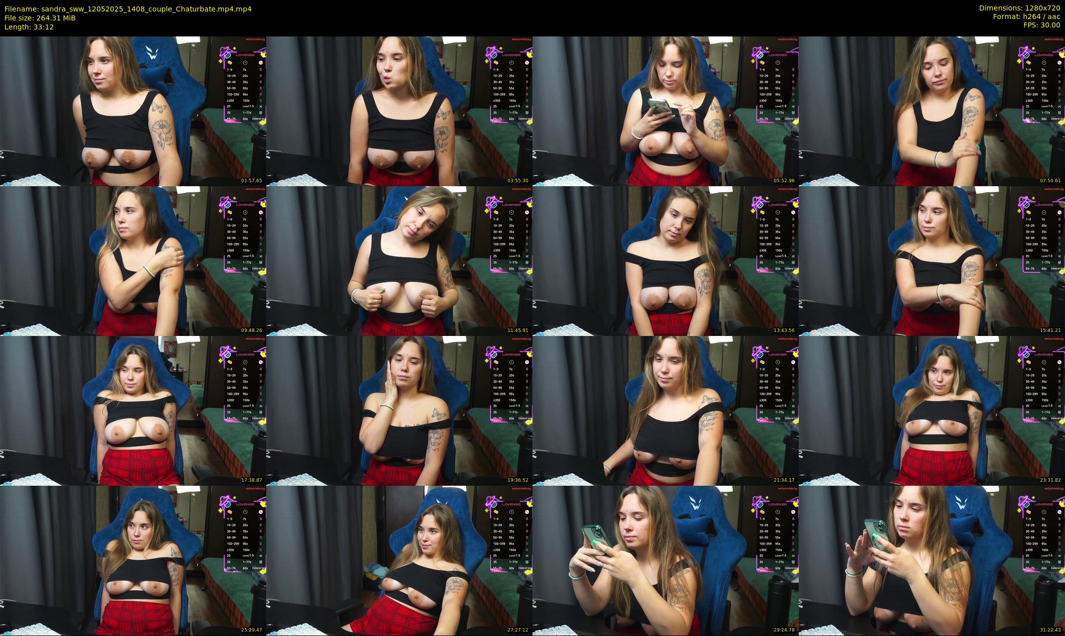 sandra_sww — 34 minute Chaturbate couple cam show recording, 720p, May 12, 2025