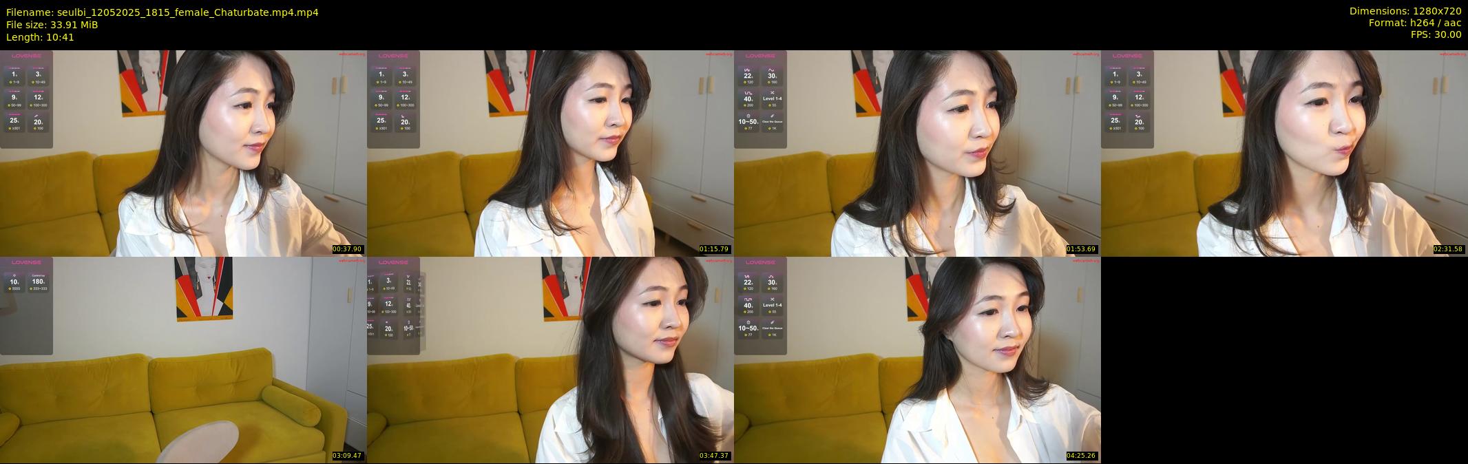 seulbi — 11 minute Chaturbate female cam show recording, 720p, May 12, 2025