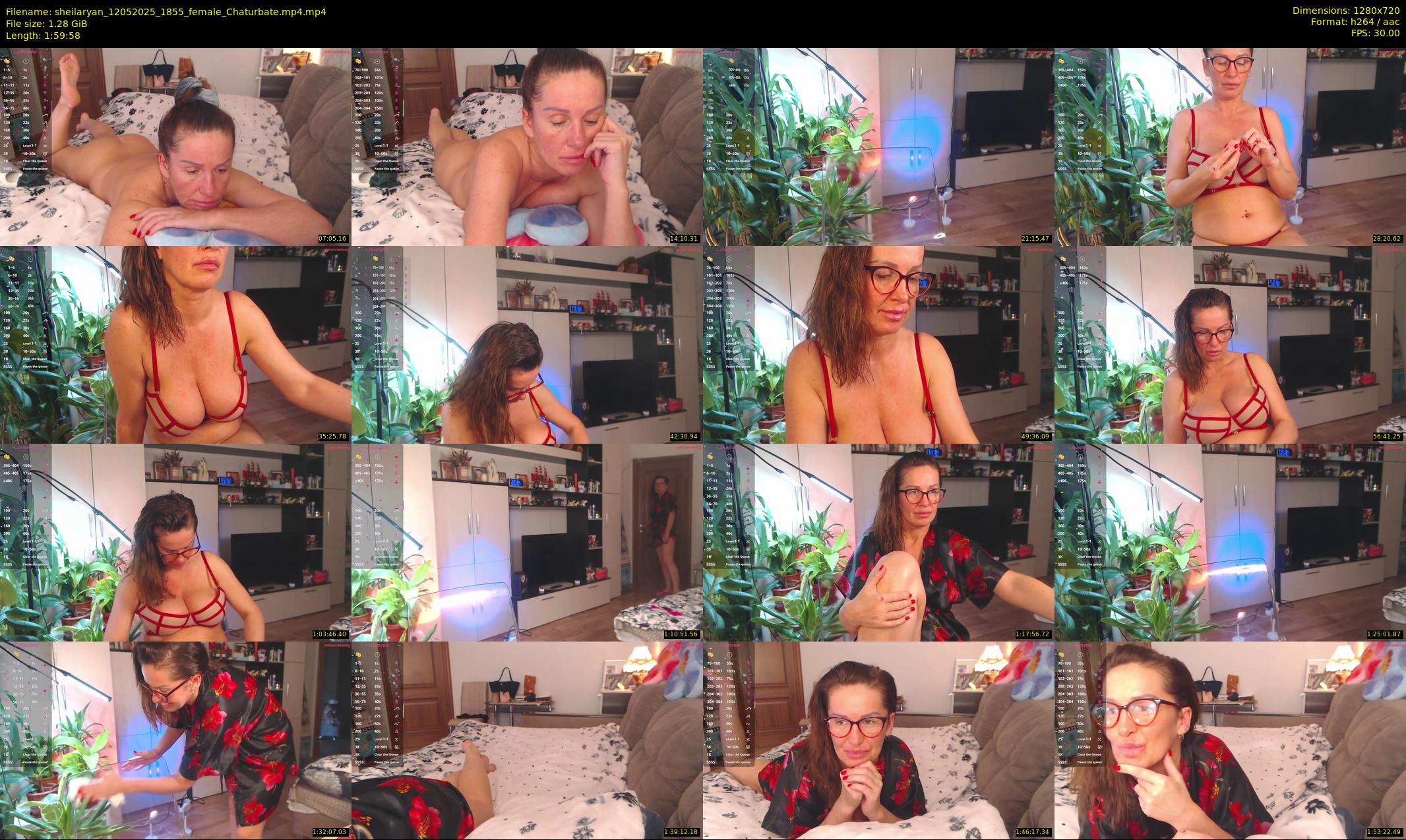 sheilaryan — 120 minute Chaturbate female cam show recording, 720p, May 12, 2025