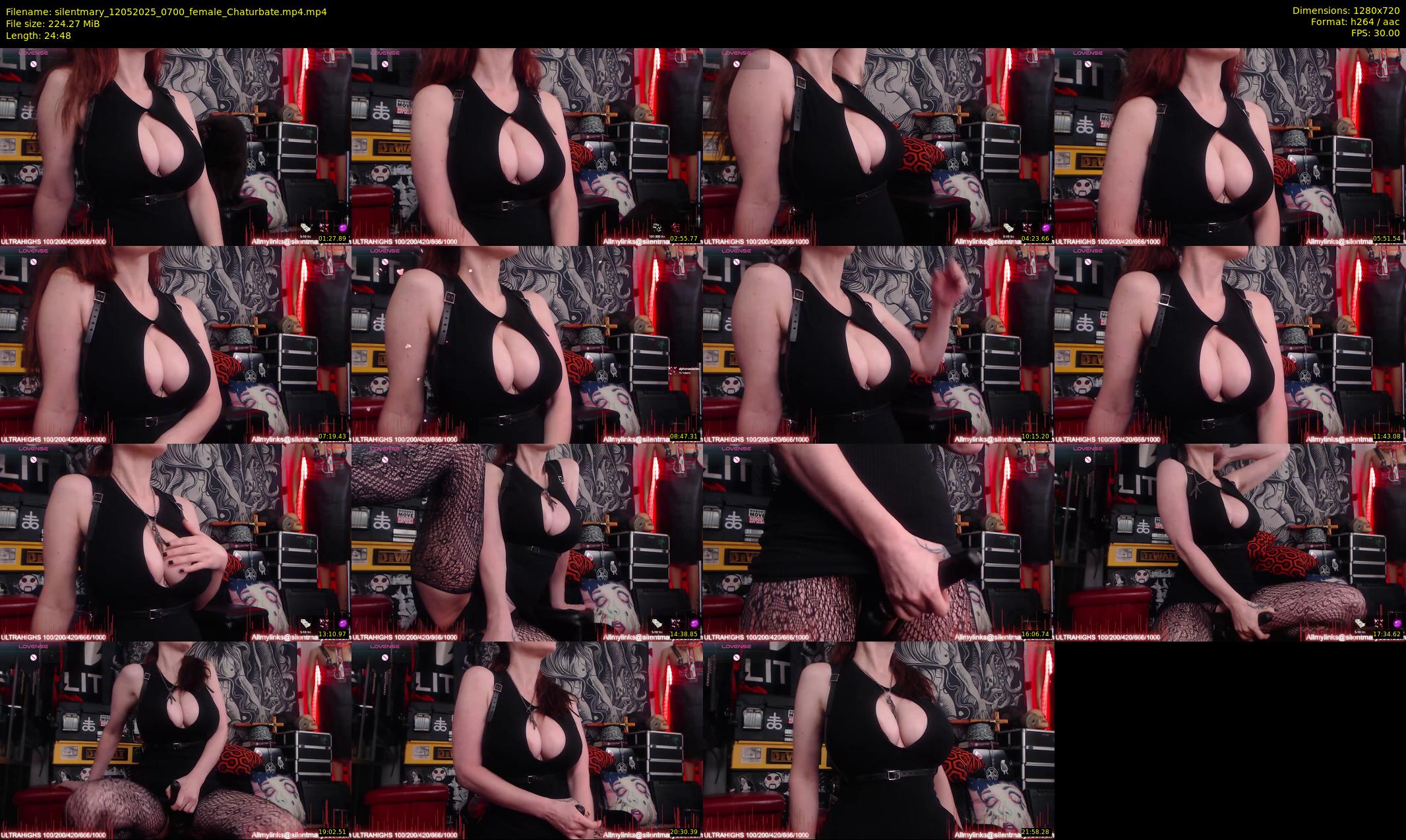 silentmary — 25 minute Chaturbate female cam show recording, 720p, May 12, 2025
