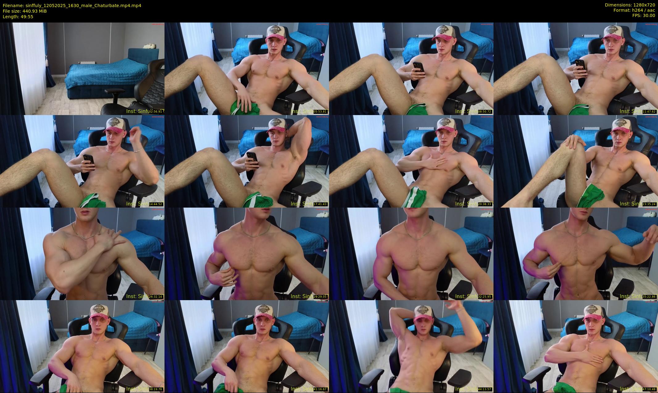 sinffuly — 50 minute Chaturbate male cam show recording, 720p, May 12, 2025