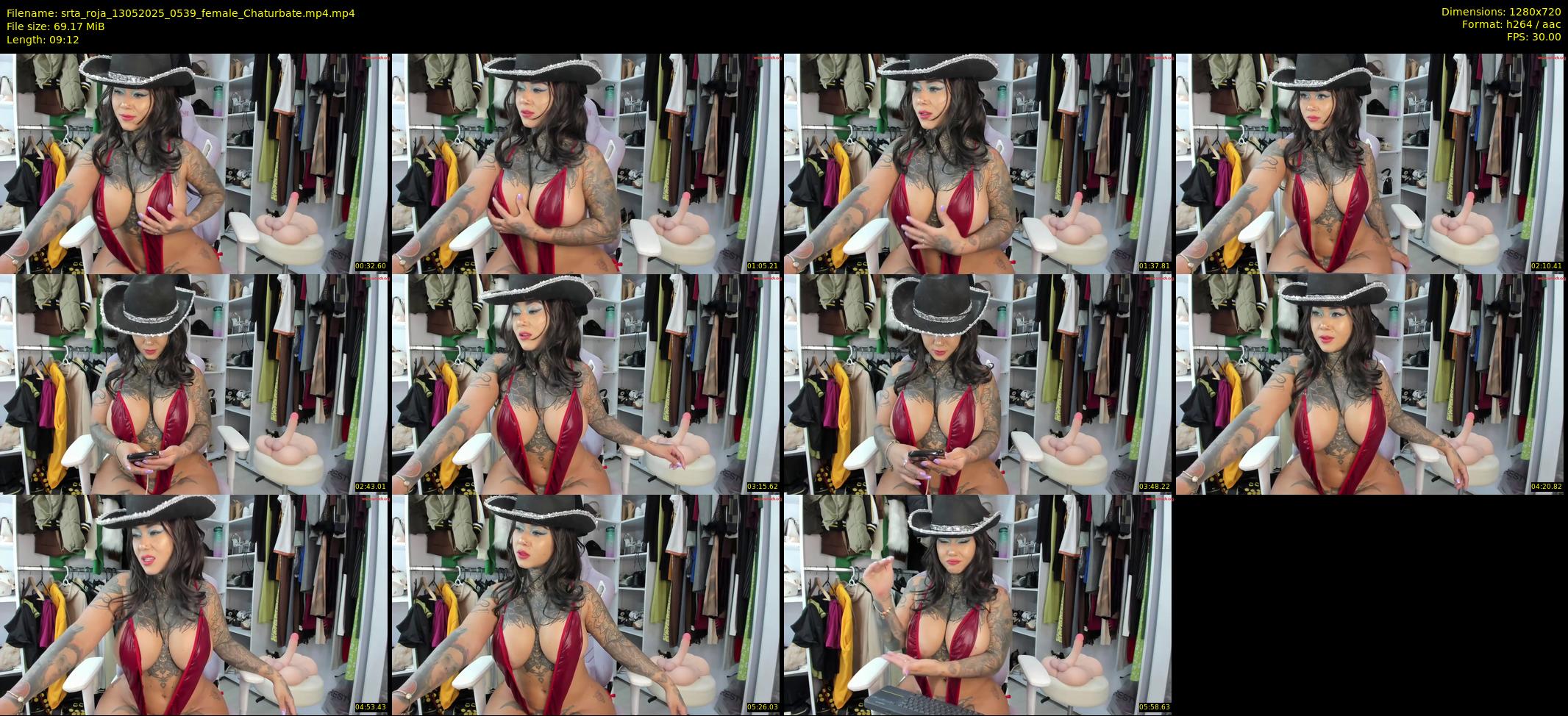 srta_roja — 10 minute Chaturbate female cam show recording, 720p, May 13, 2025