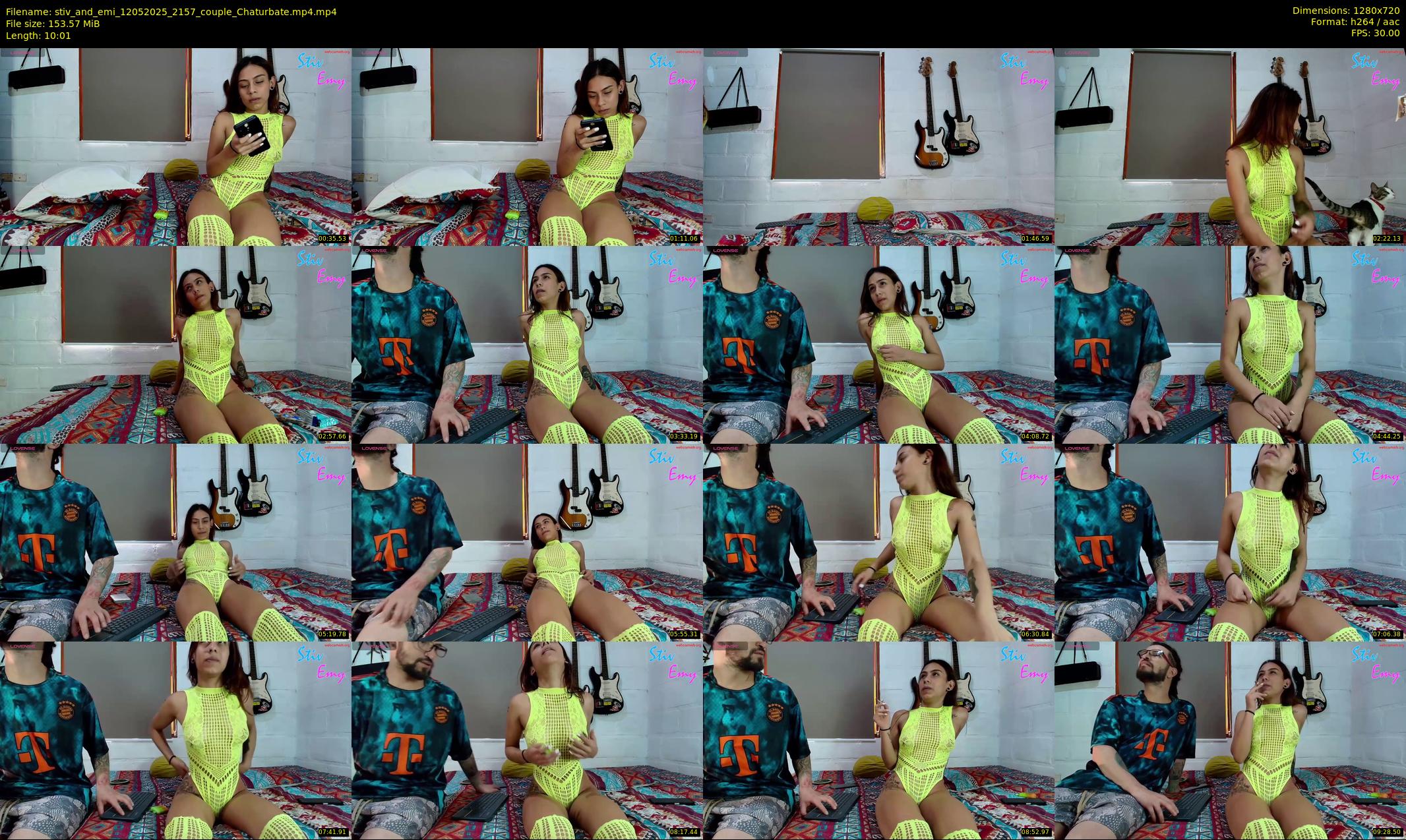 stiv_and_emi — 11 minute Chaturbate couple cam show recording, 720p, May 12, 2025